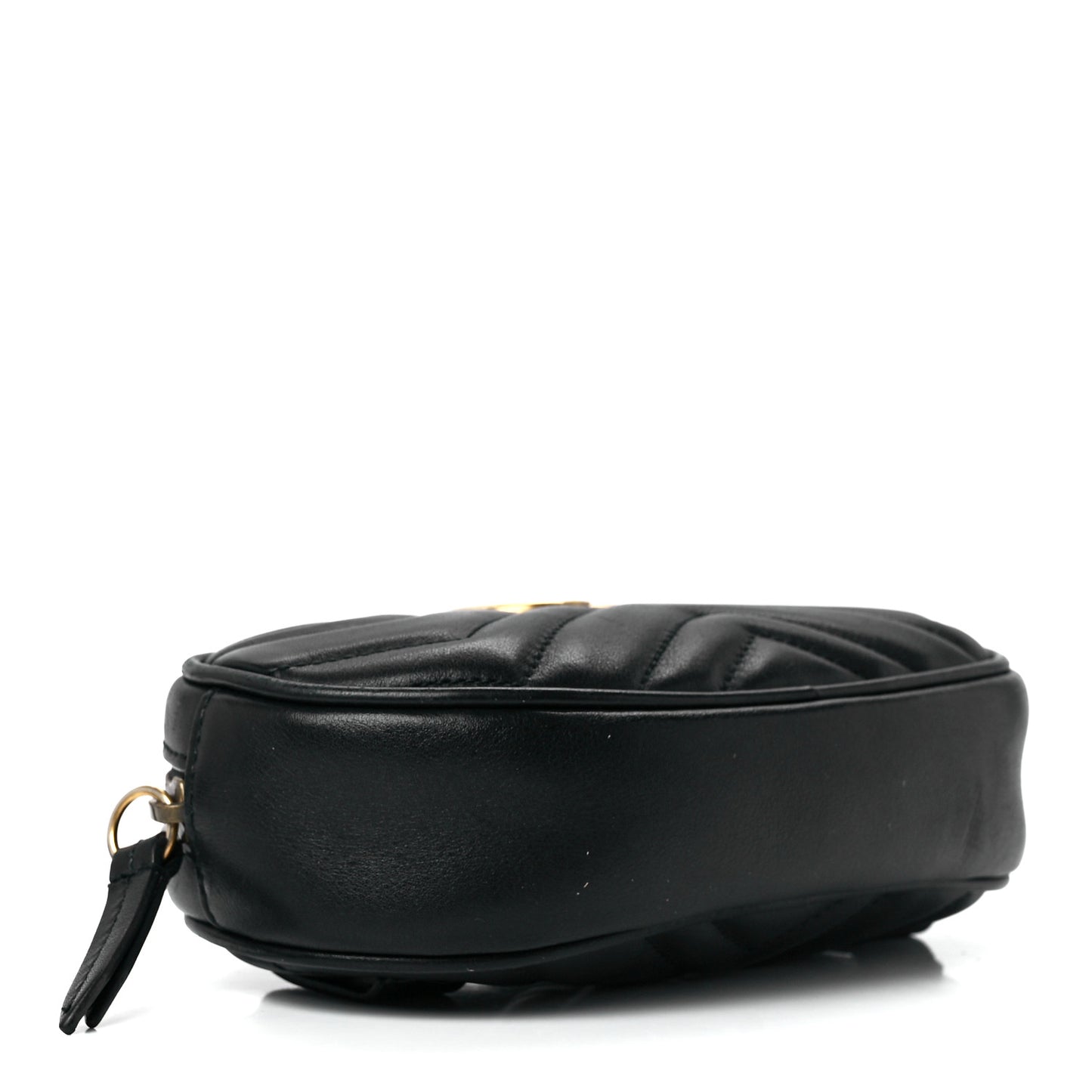 Calfskin Matelasse GG Marmont Belt Bag 75 30 Black