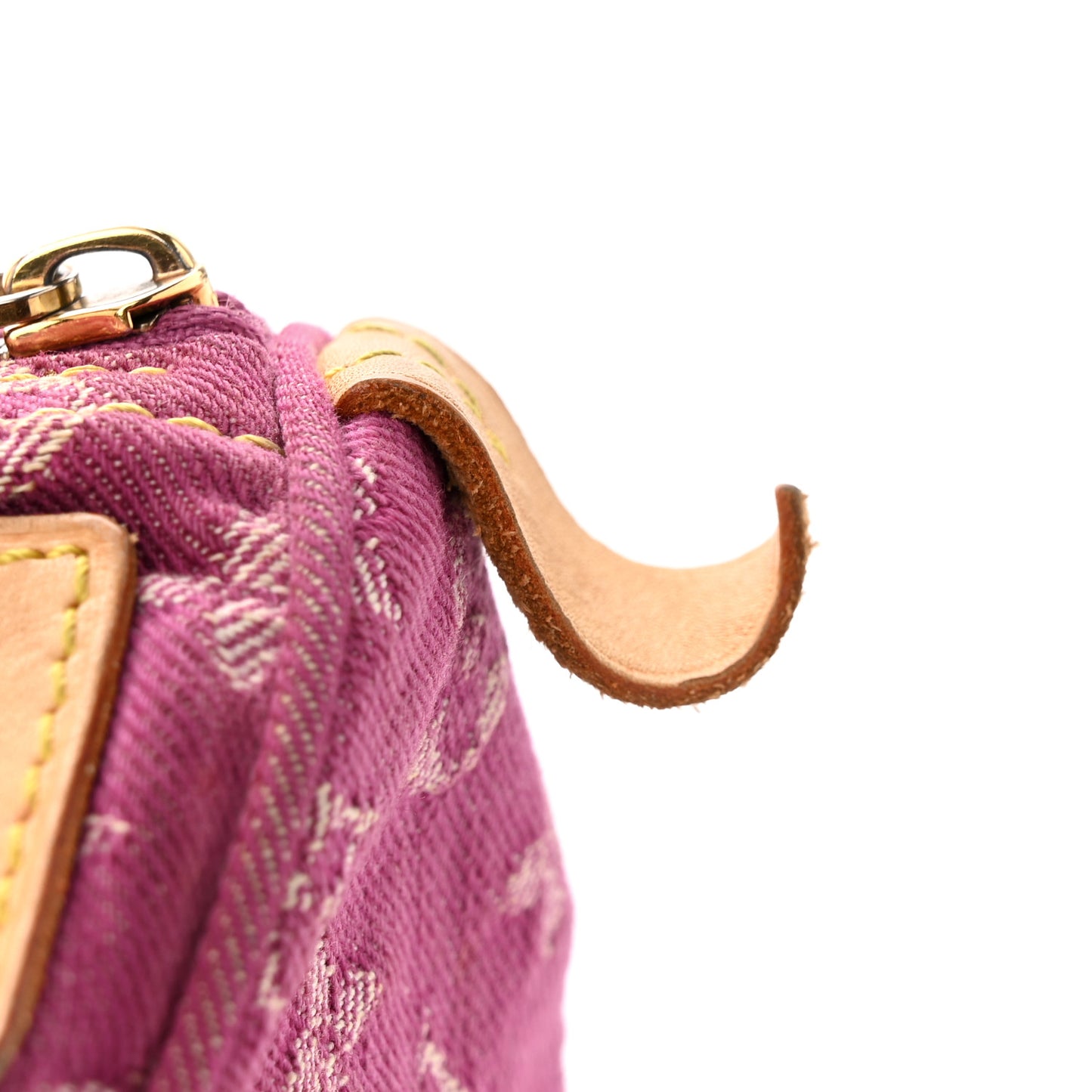 Monogram Denim Neo Speedy Fuchsia