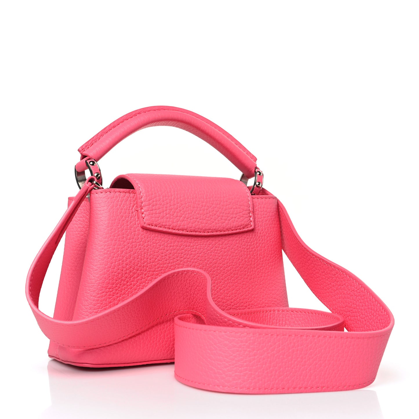 Taurillon Capucines Mini Fluo Pink