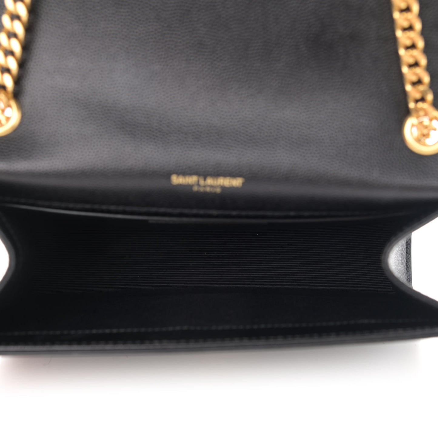 Grain De Poudre Small Classic Monogram Kate Tassel Satchel Black