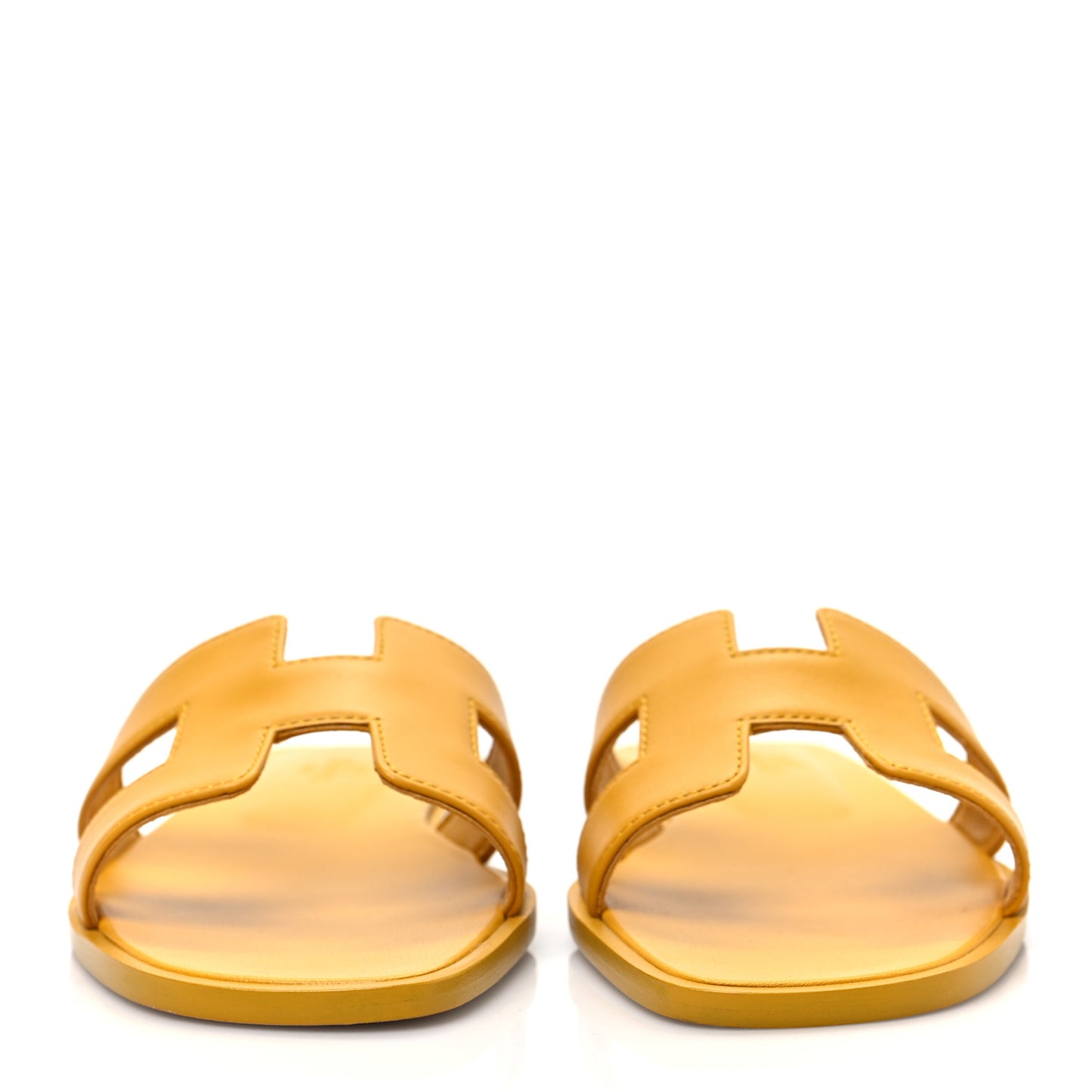 Calfskin Oran Sandals 36 Jaune Topaze