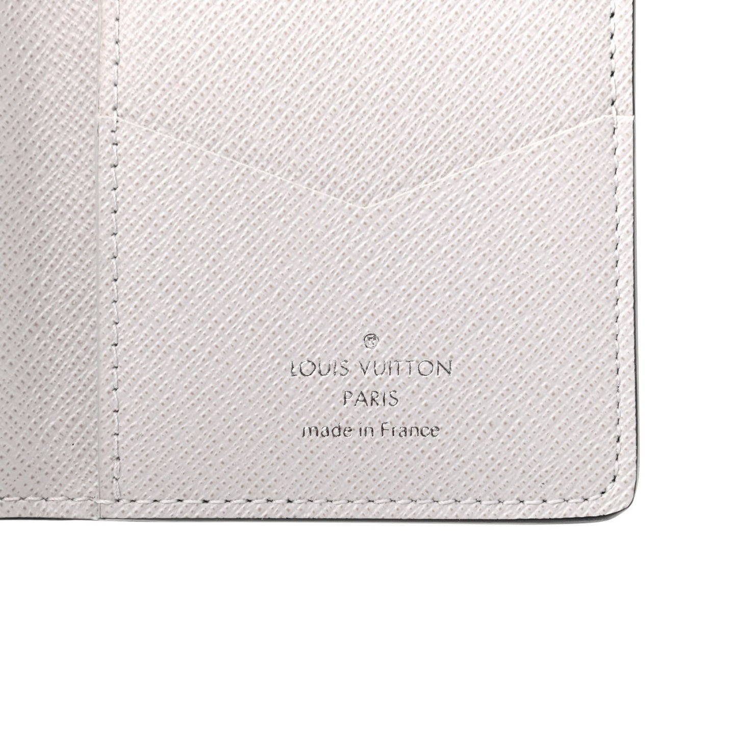 Monogram Pocket Organizer White