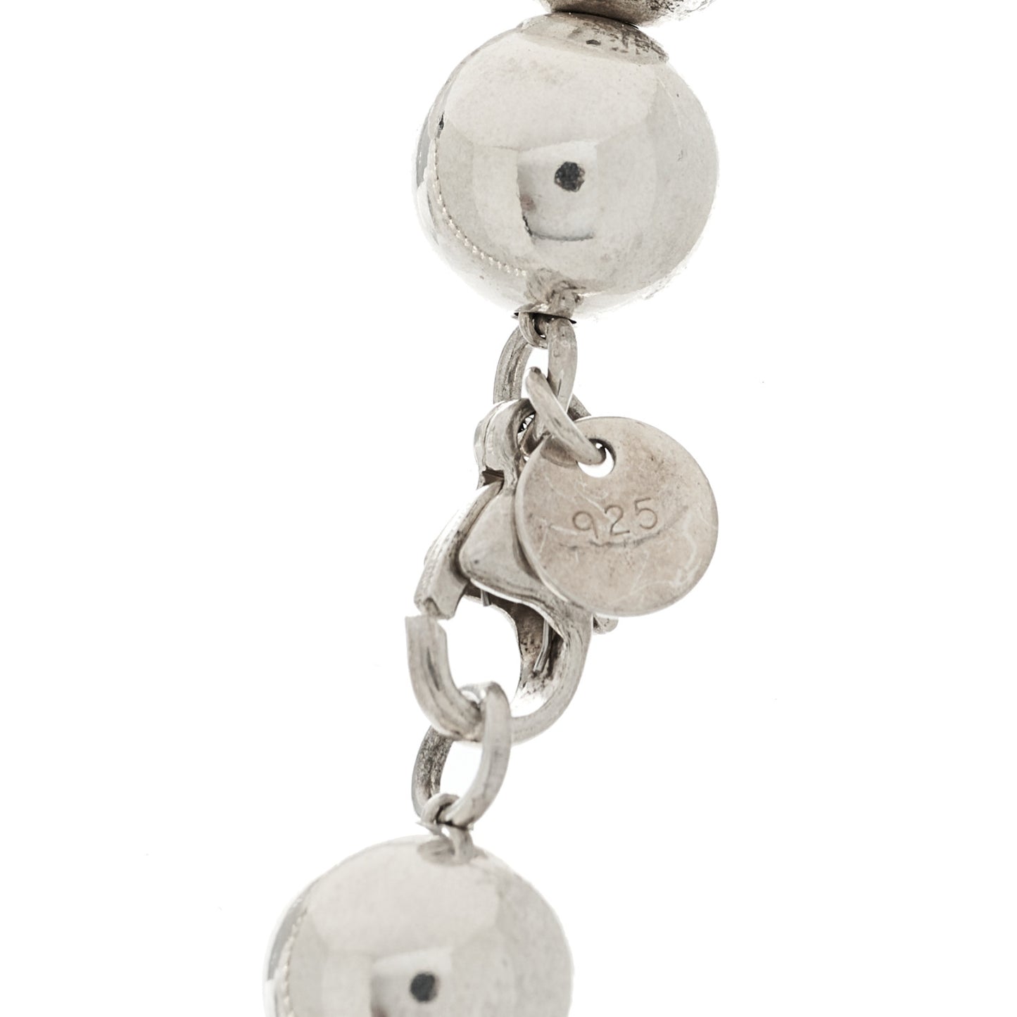 Sterling Silver 10mm Hardwear Ball Necklace
