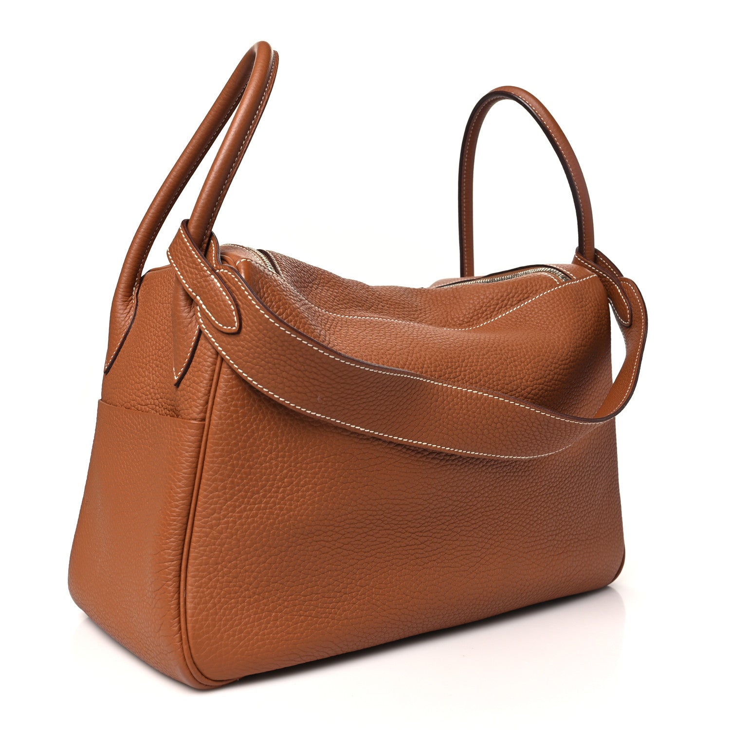 Hermes Taurillon Clemence Lindy 30 Gold 2 of 10