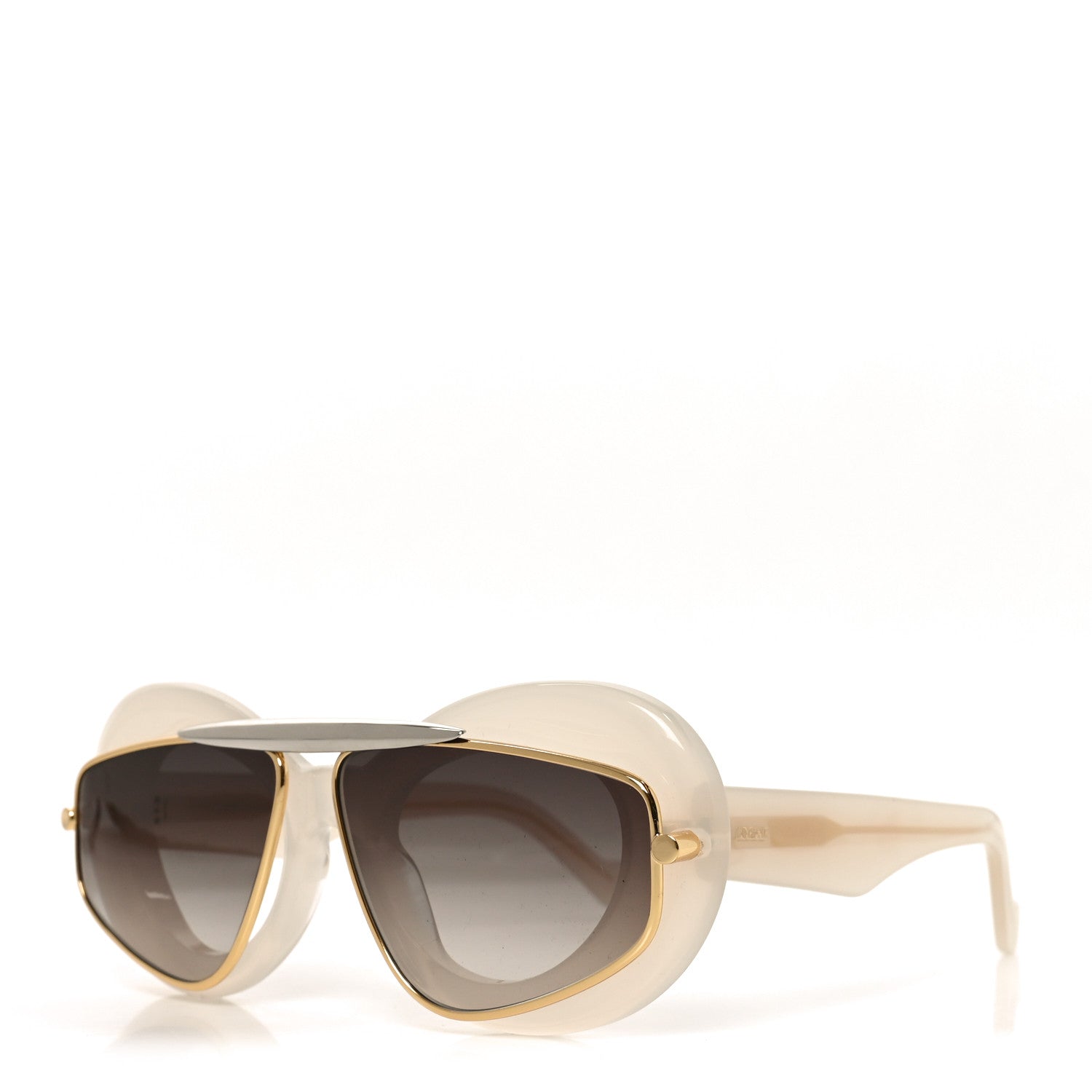 Loewe Acetate Wing Double Frame Sunglasses LW40120I Ivory 1860848