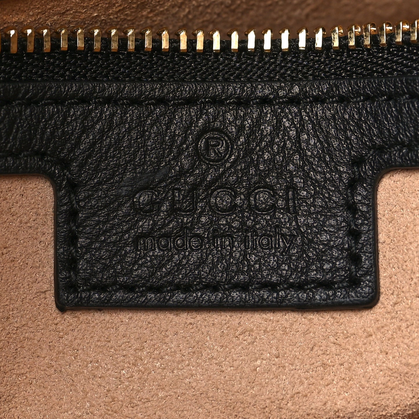 GG Supreme Monogram Medium Padlock Shoulder Bag Black