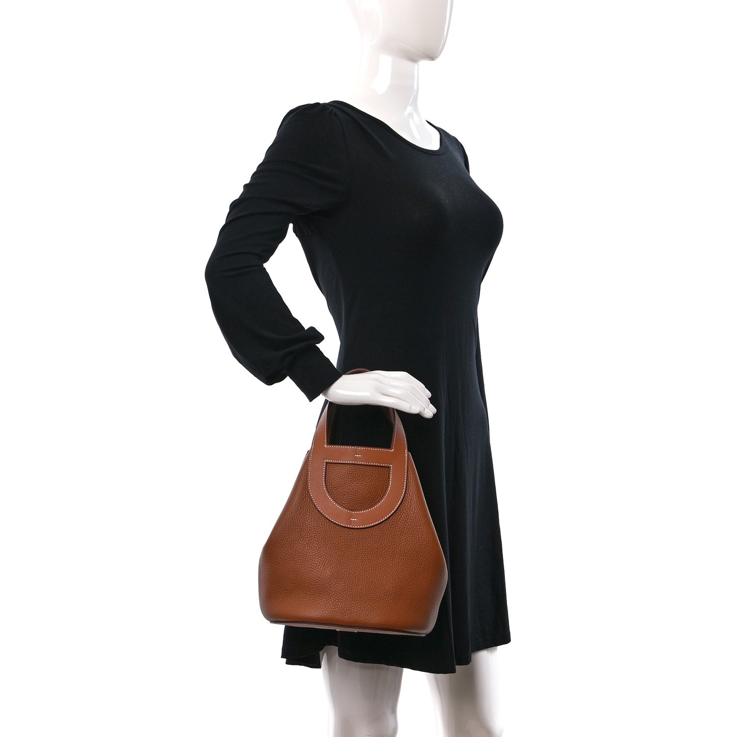 Taurillon Clemence Swift In-The-Loop 23 Bag Gold