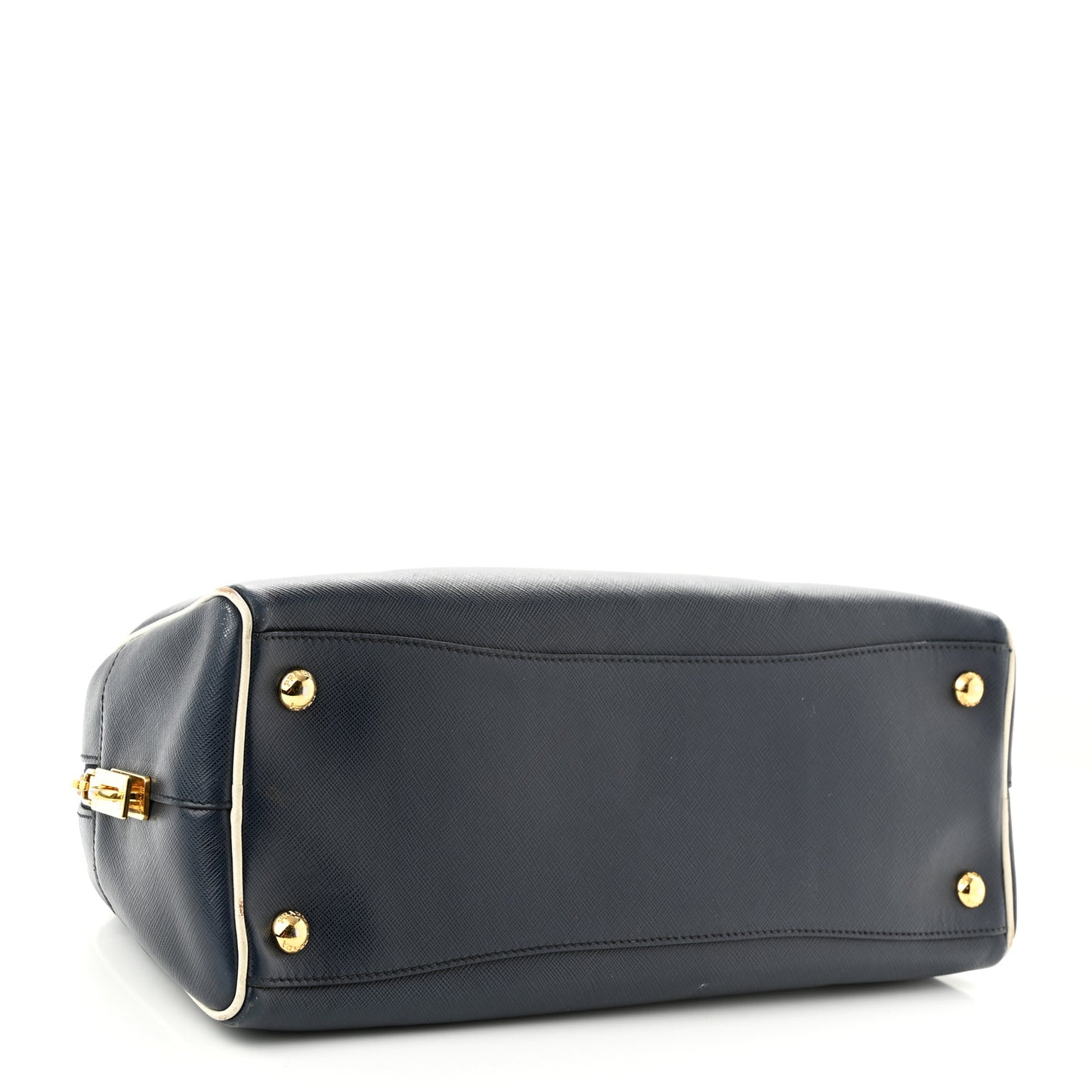 Saffiano Lux Bowling Bag Baltico Talco