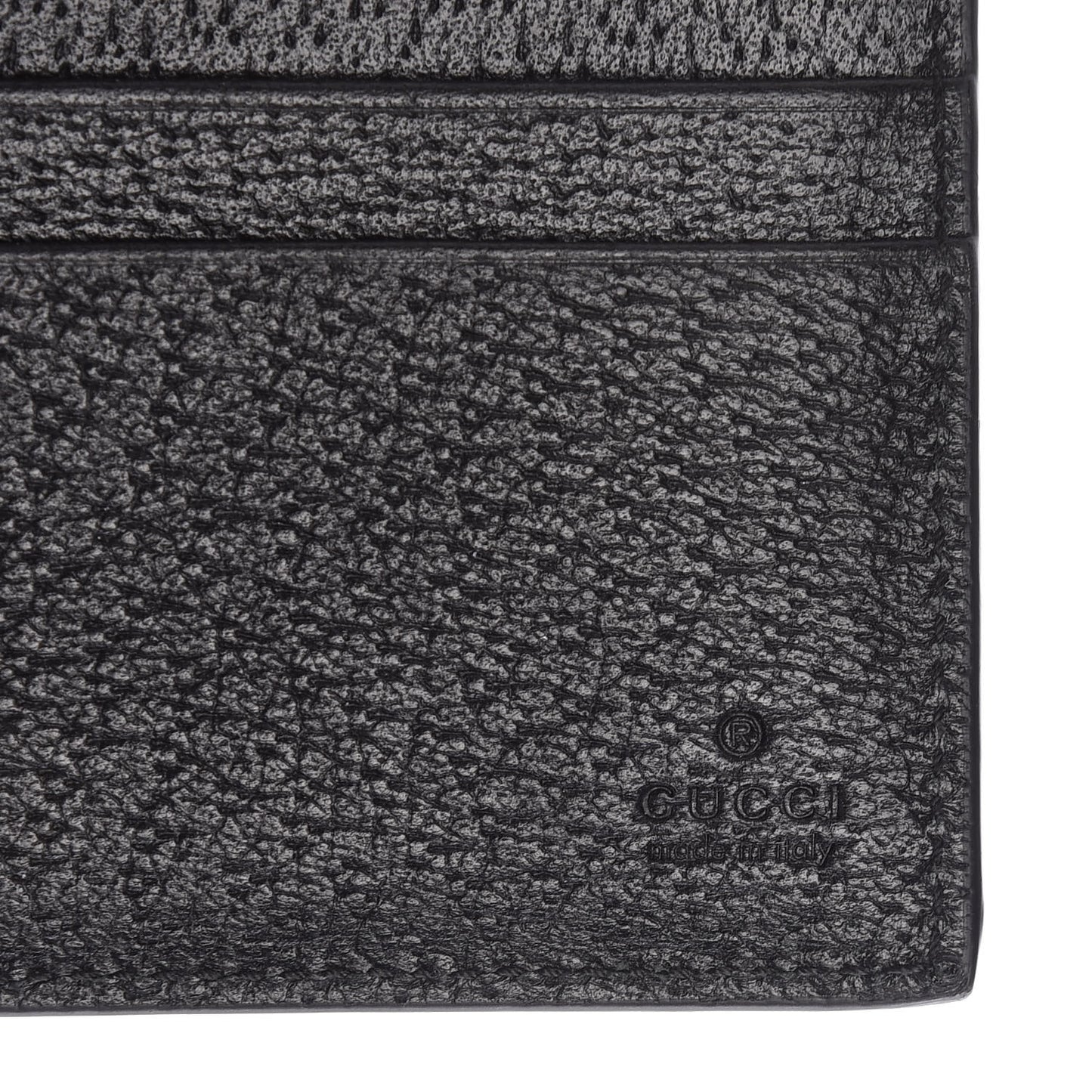 GG Supreme Monogram Psychedelic Bi-Fold Wallet Black Multicolor