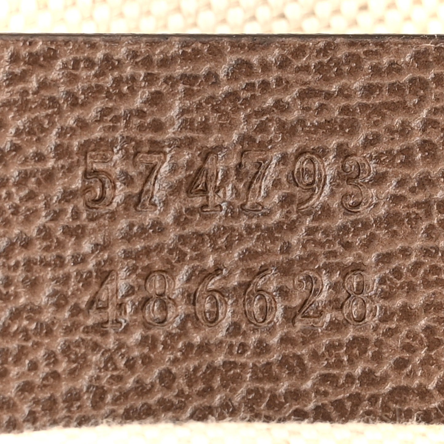GG Supreme Monogram Textured Calfskin Web Medium Ophidia Briefcase Beige Ebony New Acero