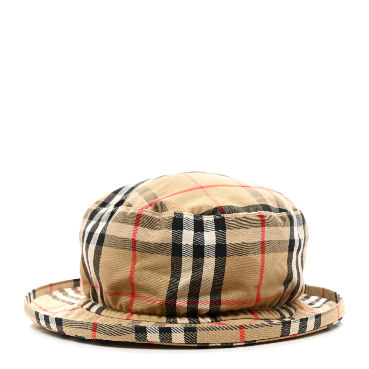 Technical Cotton Vintage Check Hat Archive Beige