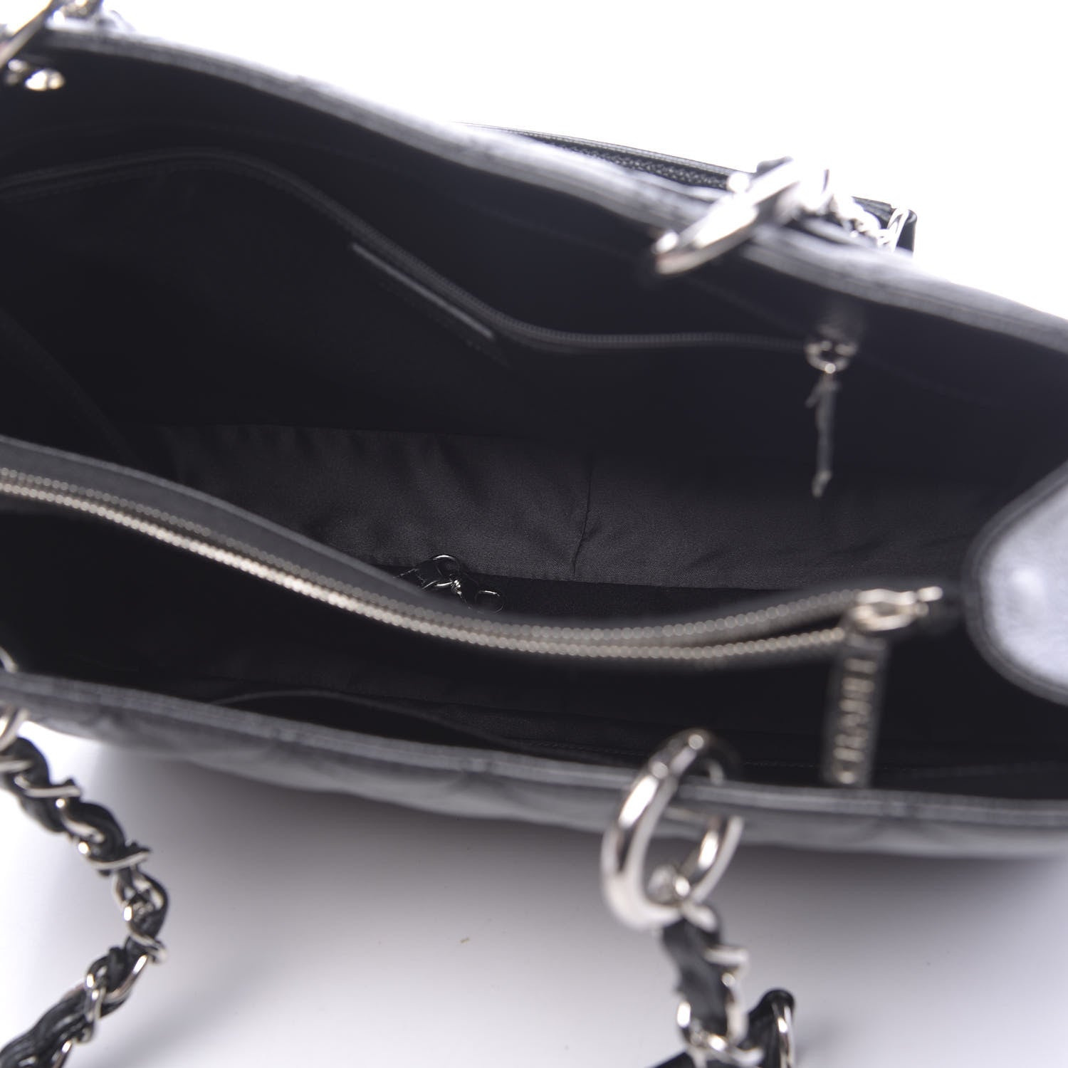 Chanel Caviar Quilted Grand Shopping Tote GST Black 5 of 10