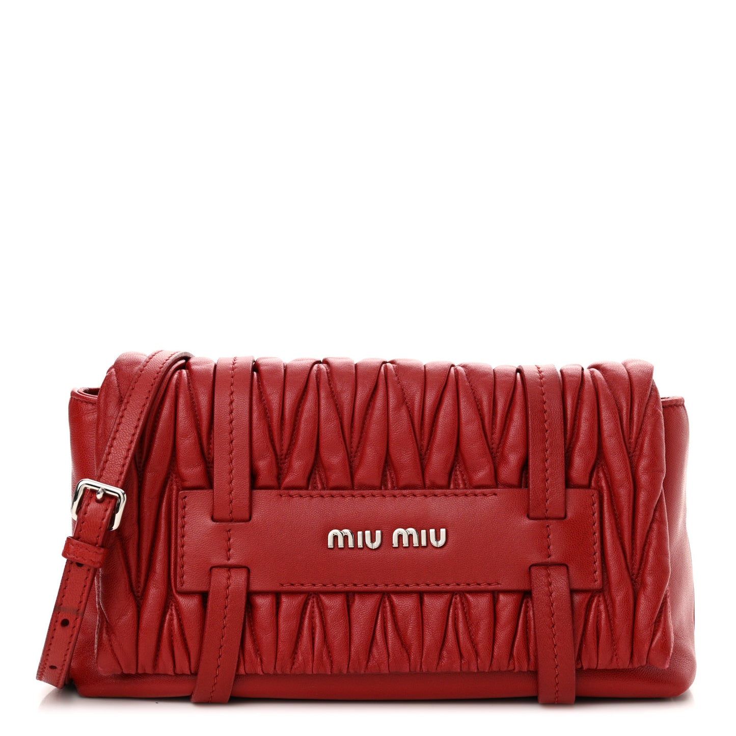 Nappa Matelasse Messenger Fuoco
