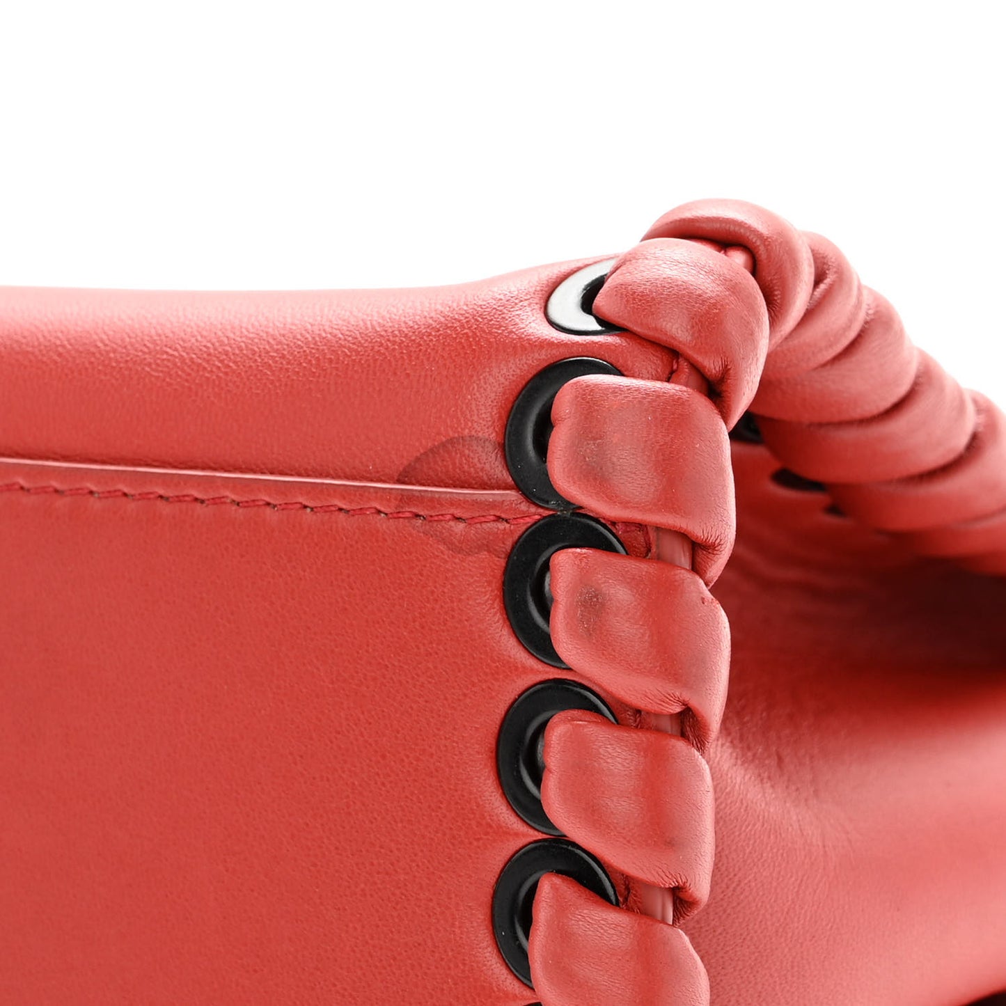 Nappa Lace Up Mini Peekaboo Iconic Satchel Bloody Mary