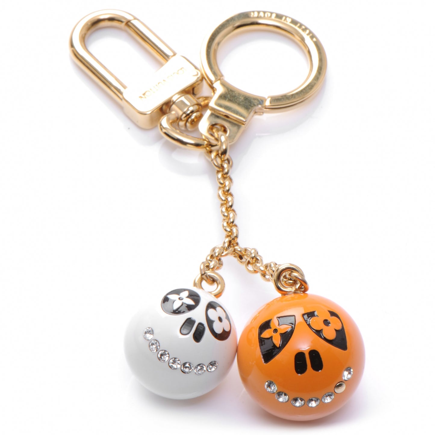 Halloween Jack and Lucie Key Cles Orange