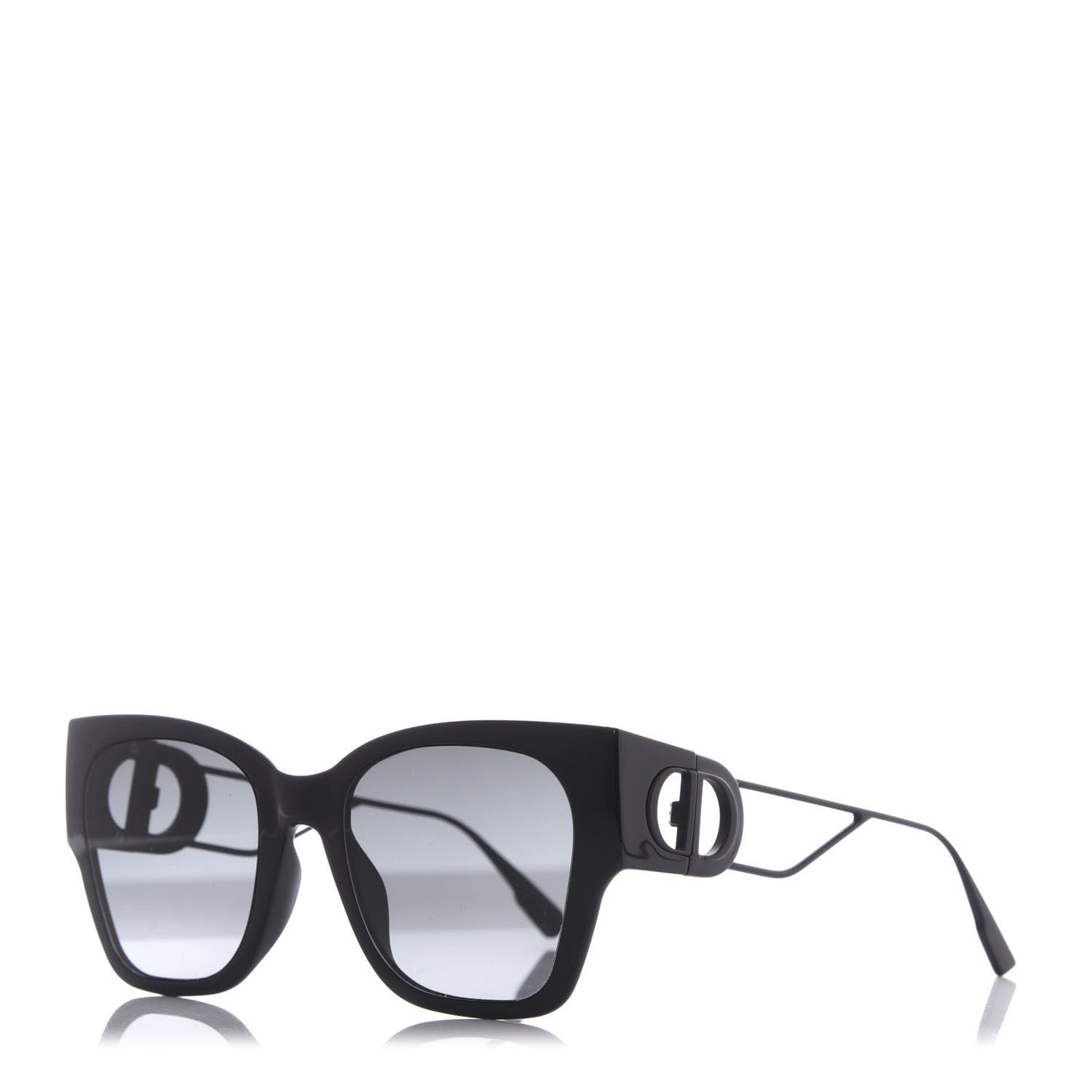 Rectangular 30 Montaigne 1 Sunglasses Black