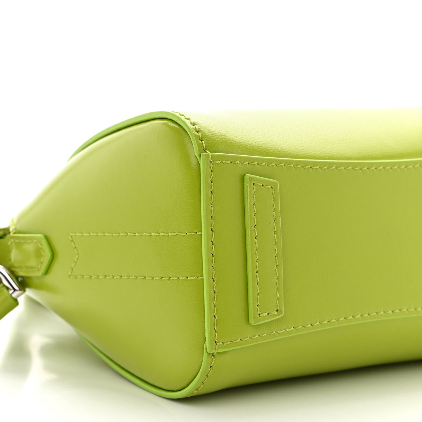 Shiny Lord Calfskin Micro Antigona Citrus Green