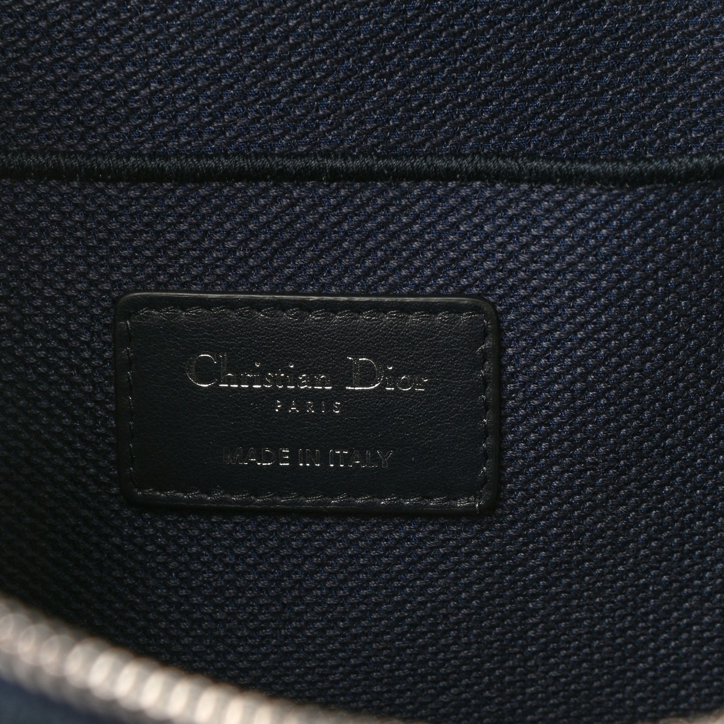 Oblique Diortravel Vanity Case Blue
