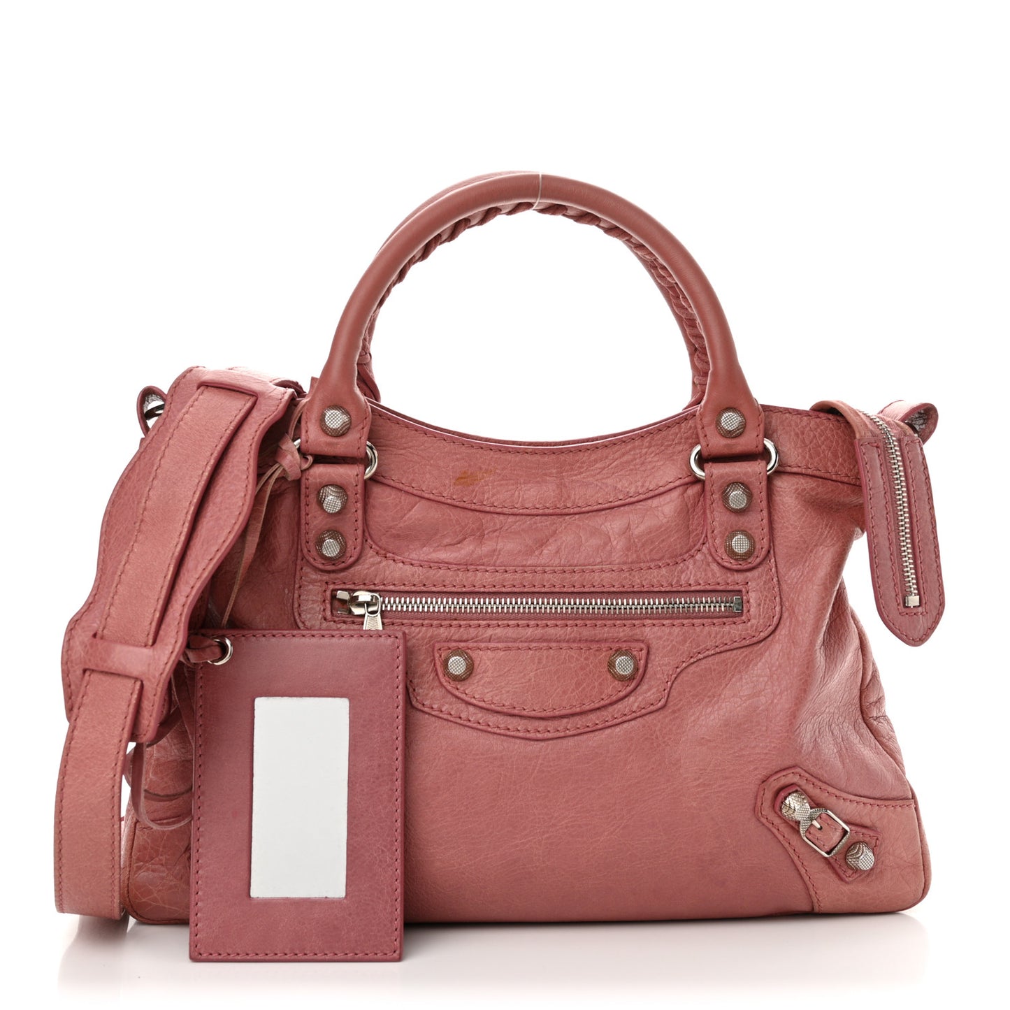 Agneau Giant 12 Silver Hardware Town Rose Bruyere