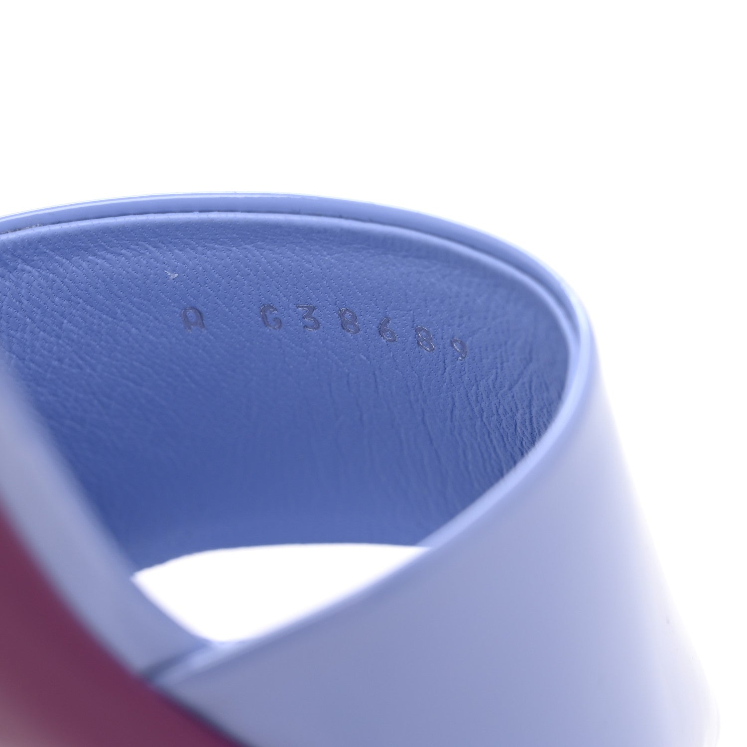 Chanel Patent Calfskin CC Mules 38 Light Purple Dark Purple 9 of 9