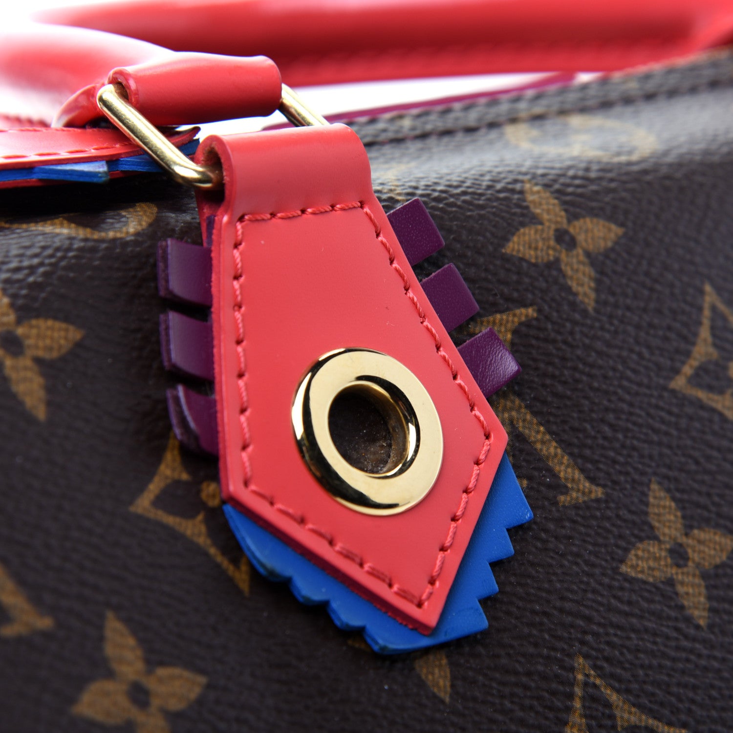 Louis Vuitton Monogram Totem Speedy 30 Flamingo 10 of 13