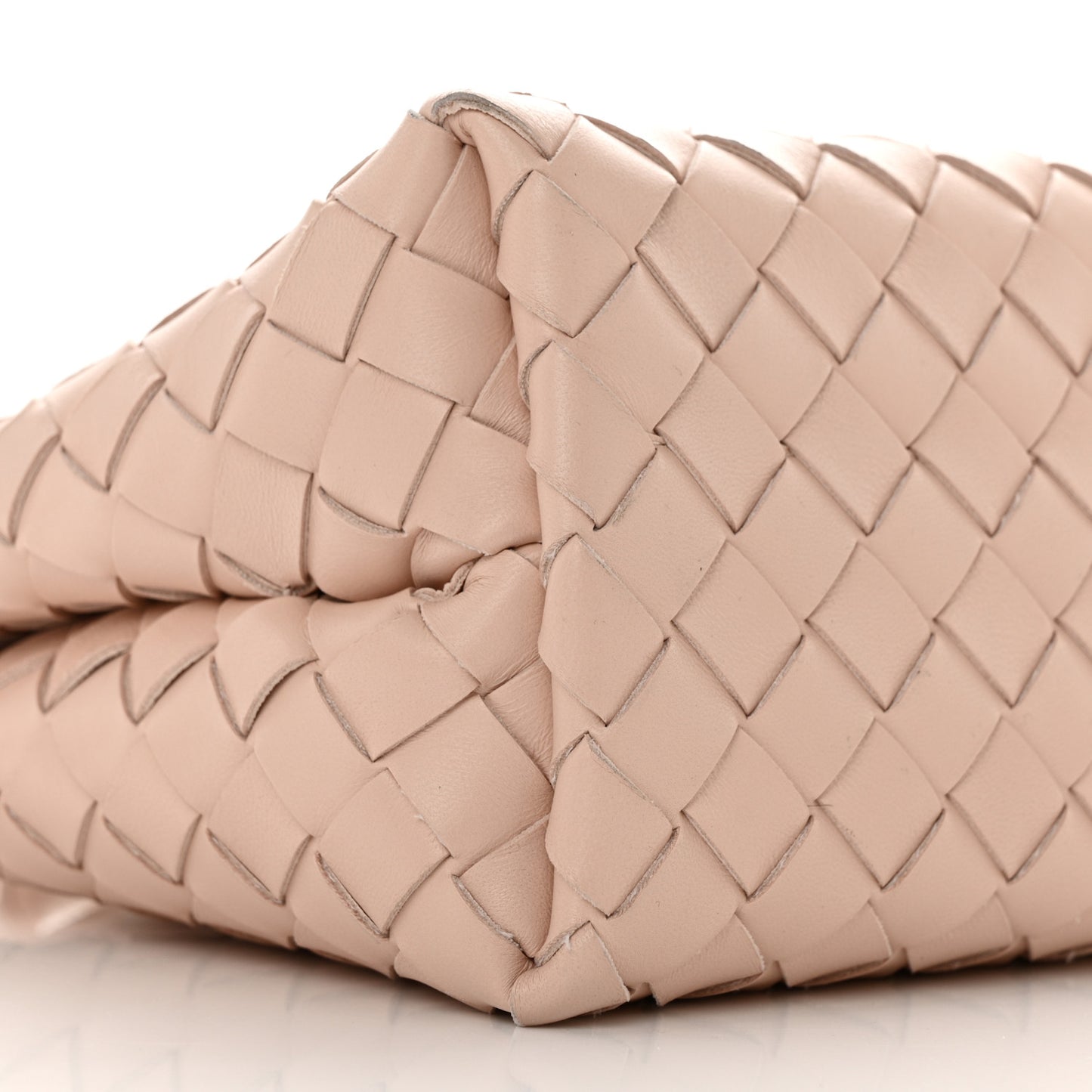 Nappa Intrecciato Small Andiamo Shoulder Bag Nude