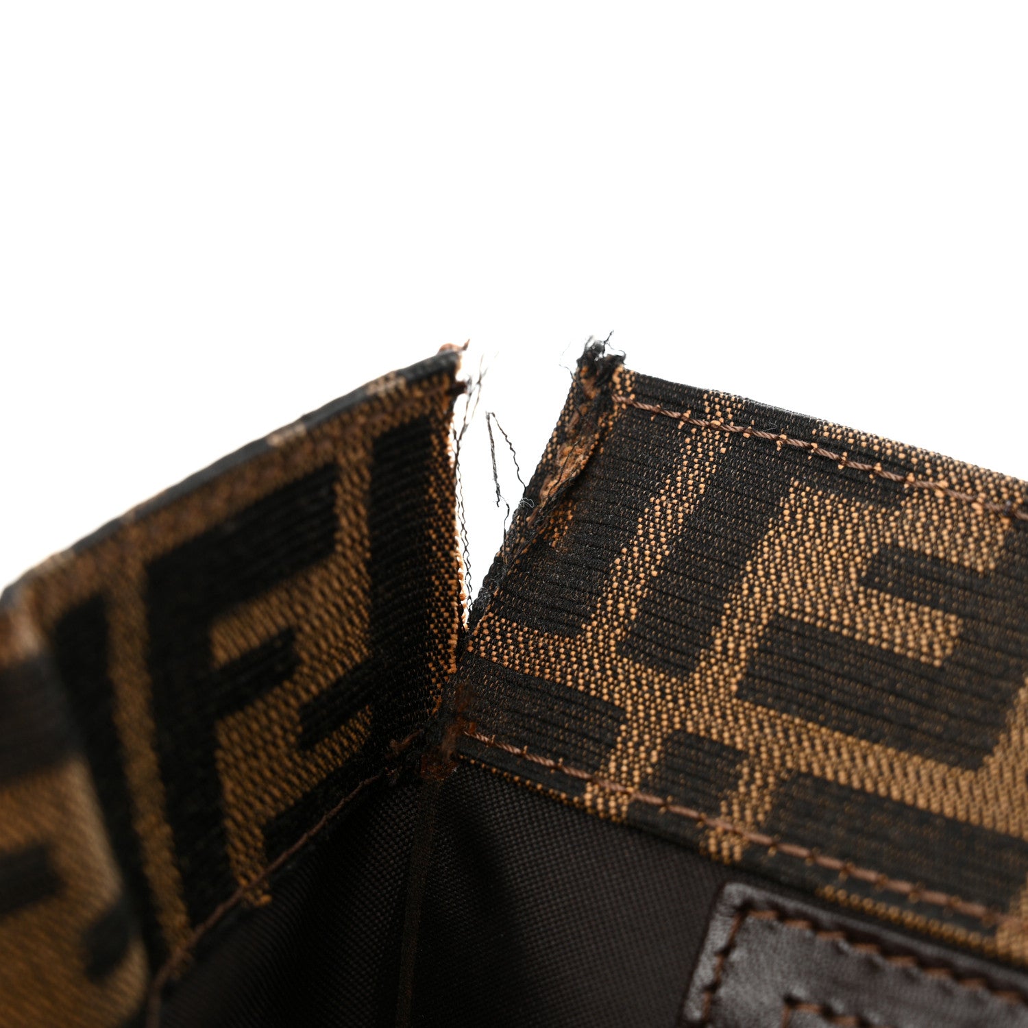Fendi Zucca Shopping Tote Tobacco 12 of 14