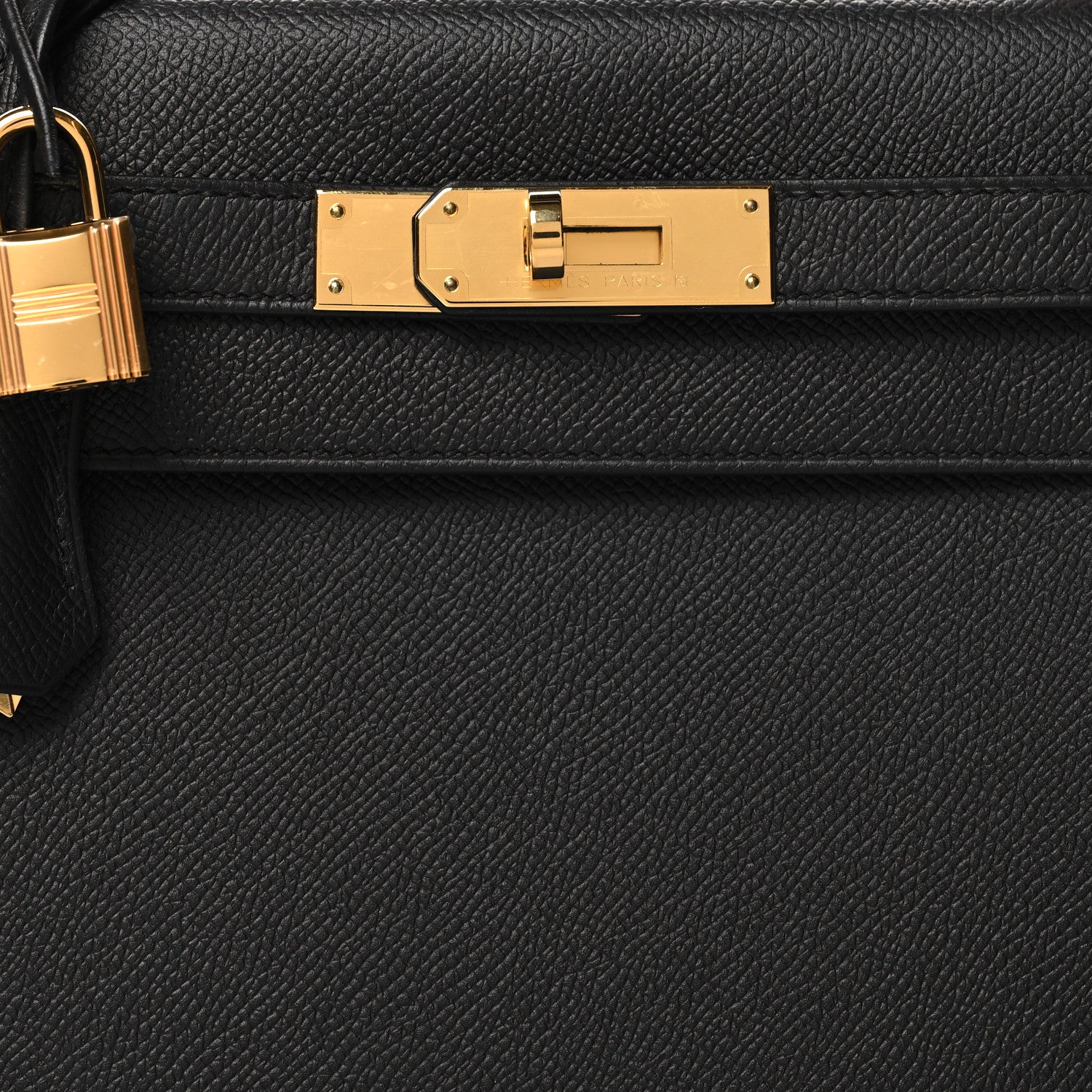 Hermes Epsom Kelly Sellier 28 Black 8 of 11