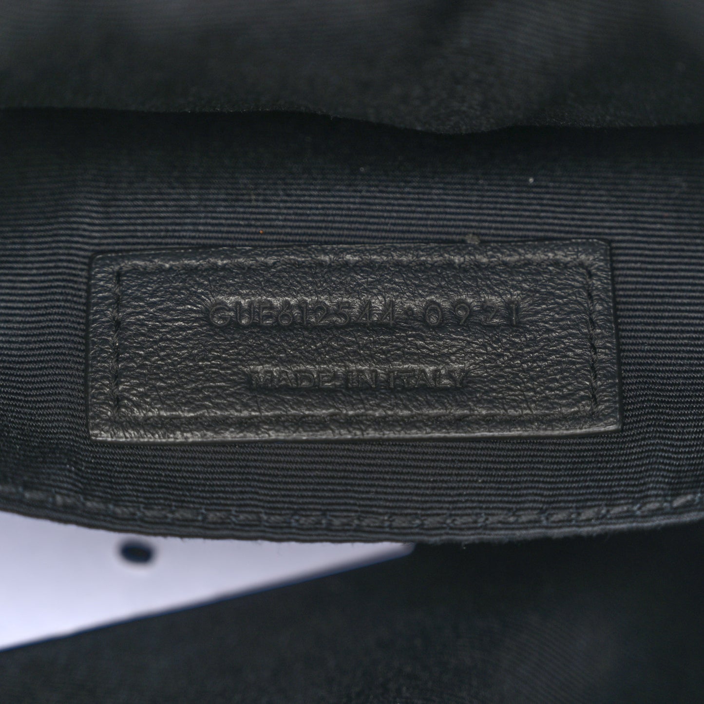 Calfskin Matelasse Monogram Lou Camera Bag Black