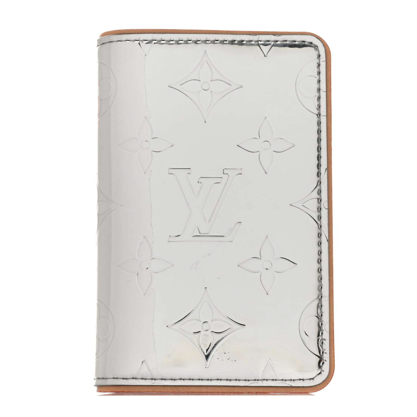 Monogram Mirror Slender Pocket Organizer