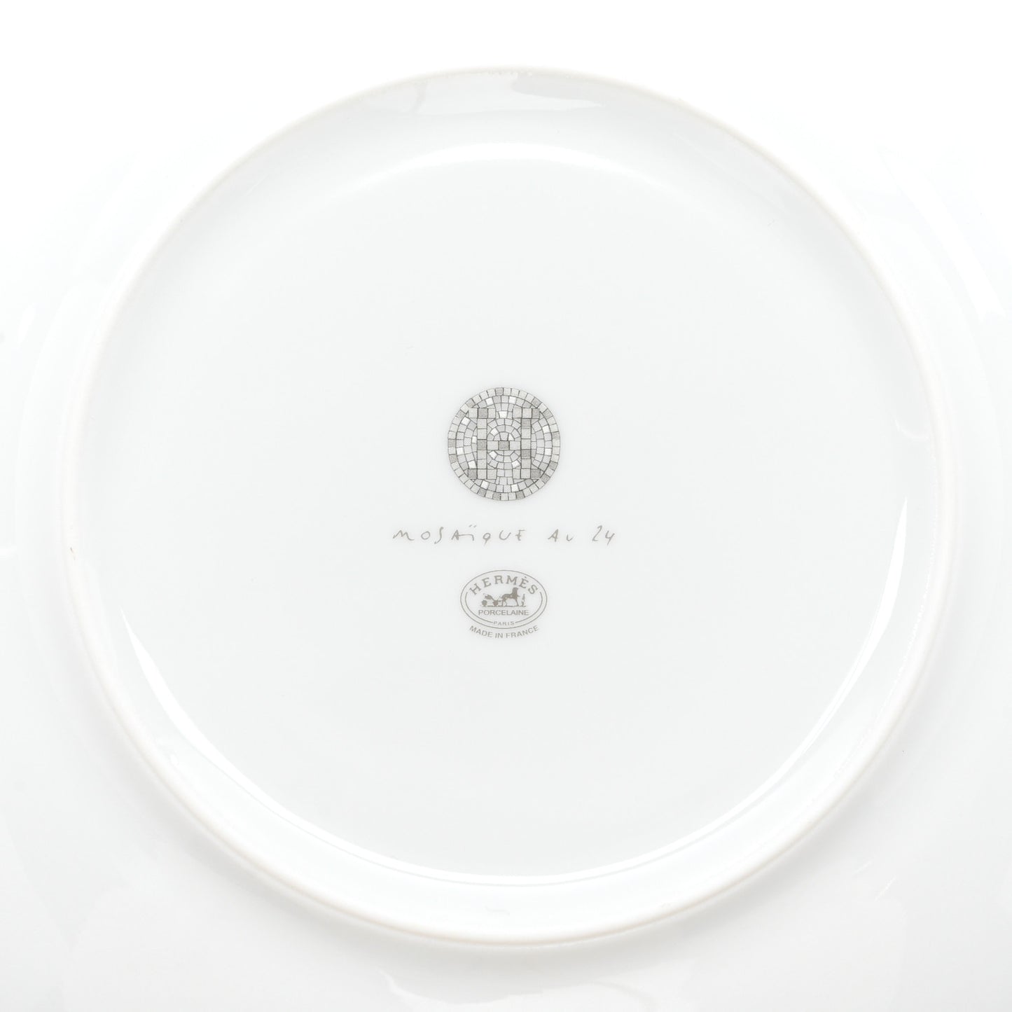 Porcelain Mosaique au 24 Platine Dessert Plate 8.3