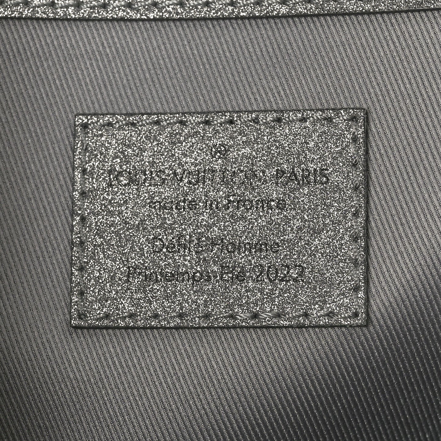 Damier Glitter Keepall Bandouliere 50 Silver