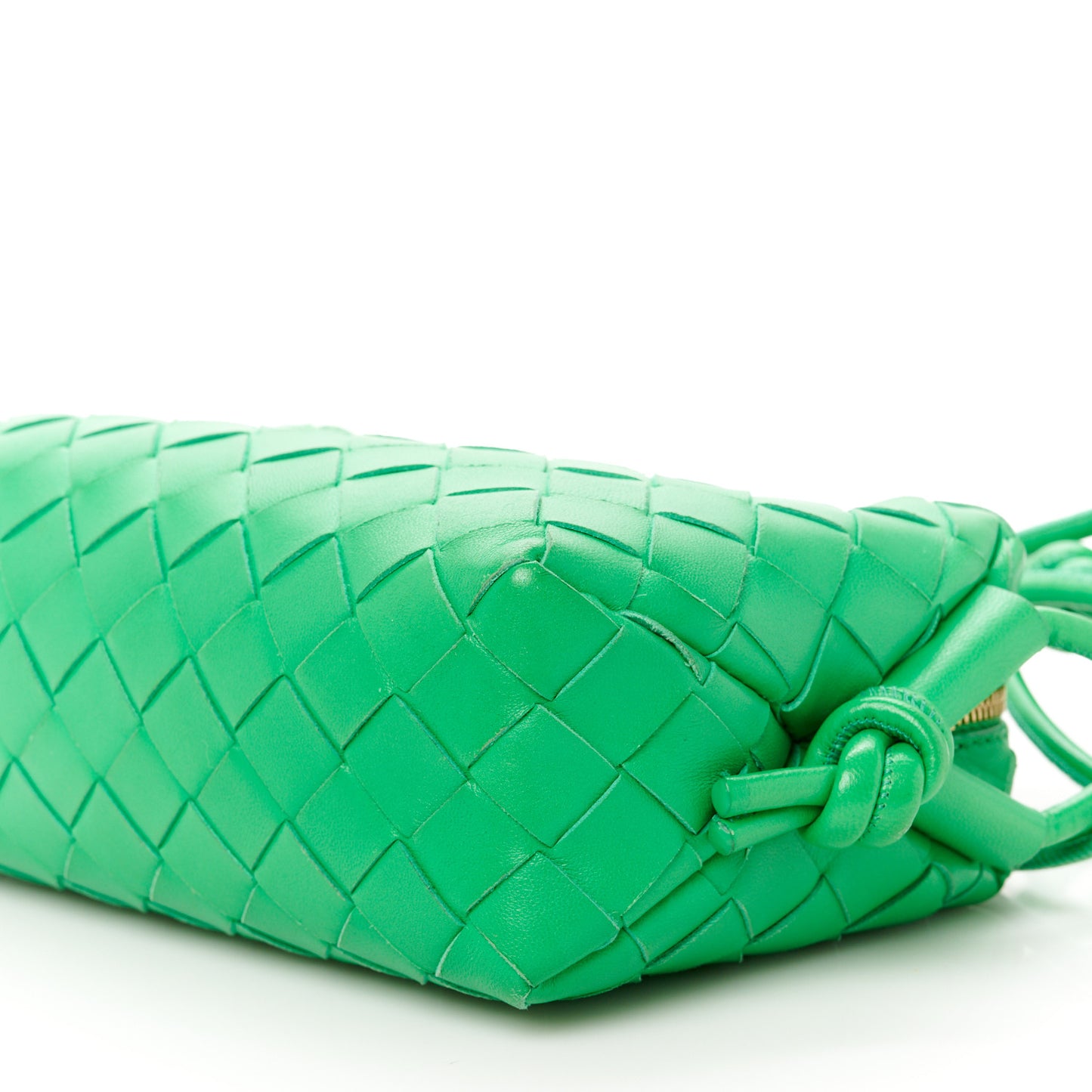 Nappa Intrecciato Mini Loop Camera Bag Parakeet