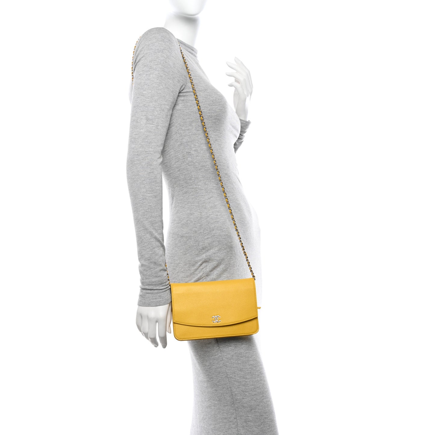 Caviar Sevruga Wallet on Chain WOC Yellow