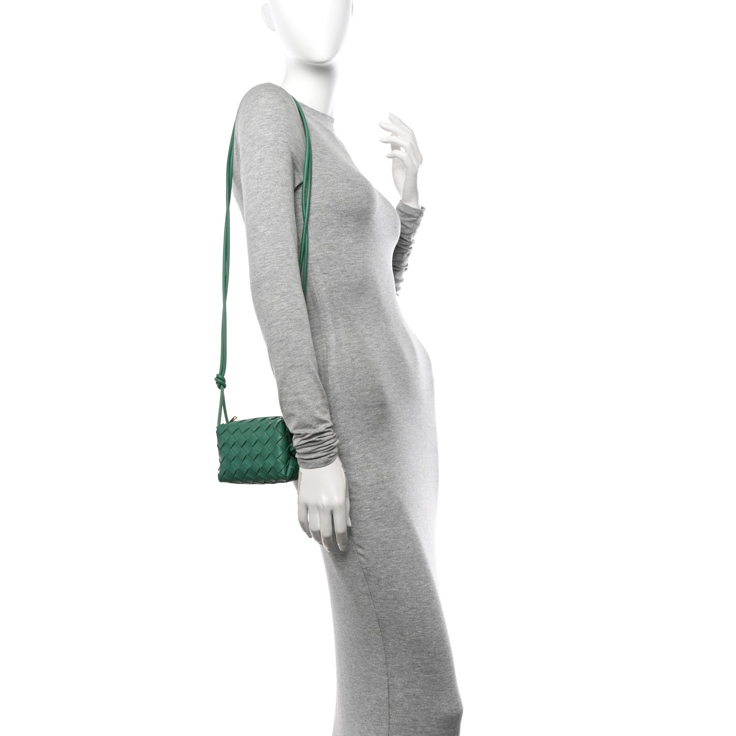 Nappa Intrecciato Candy Loop Camera Bag Mermaid