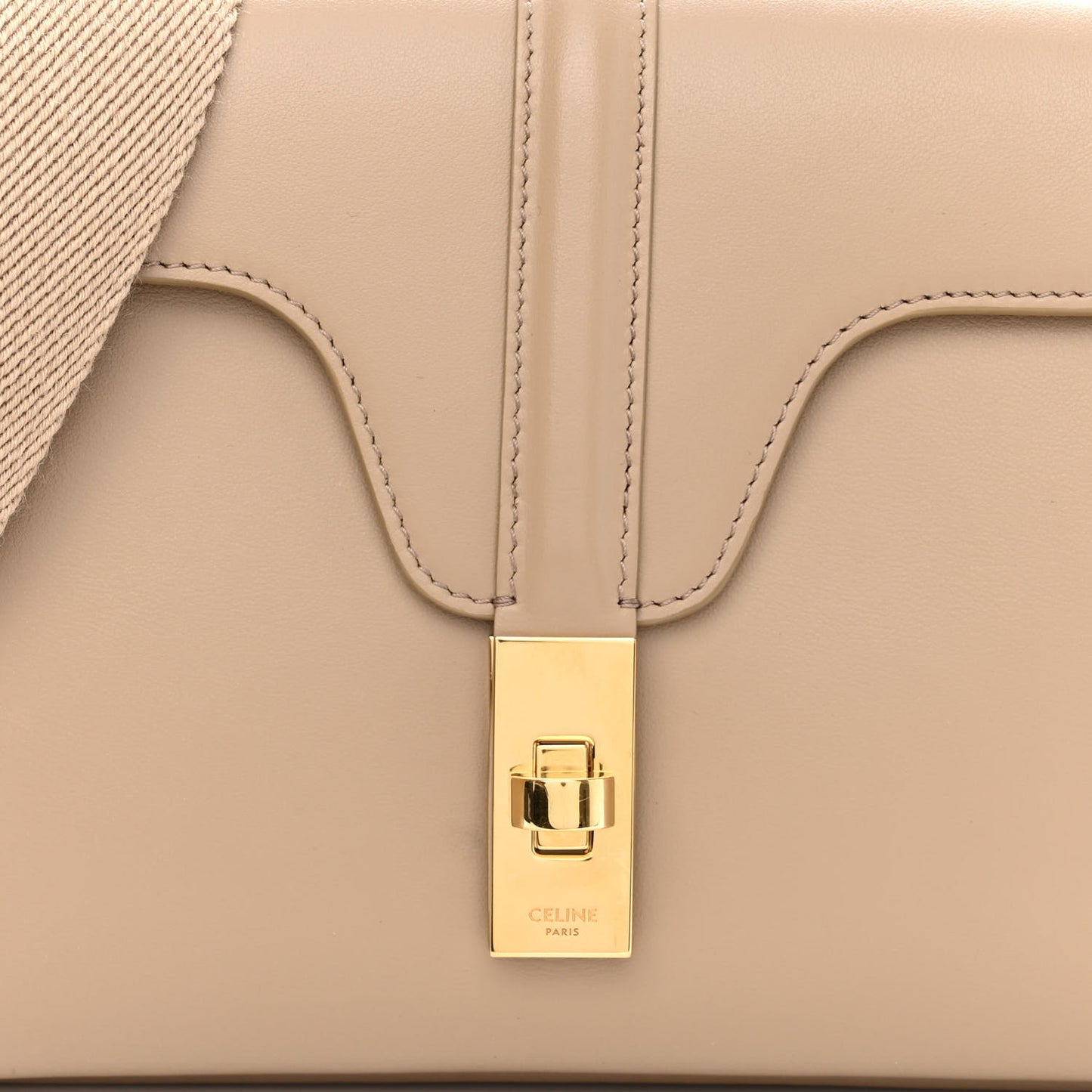 Smooth Calfskin Teen Soft 16 Shoulder Bag Safari
