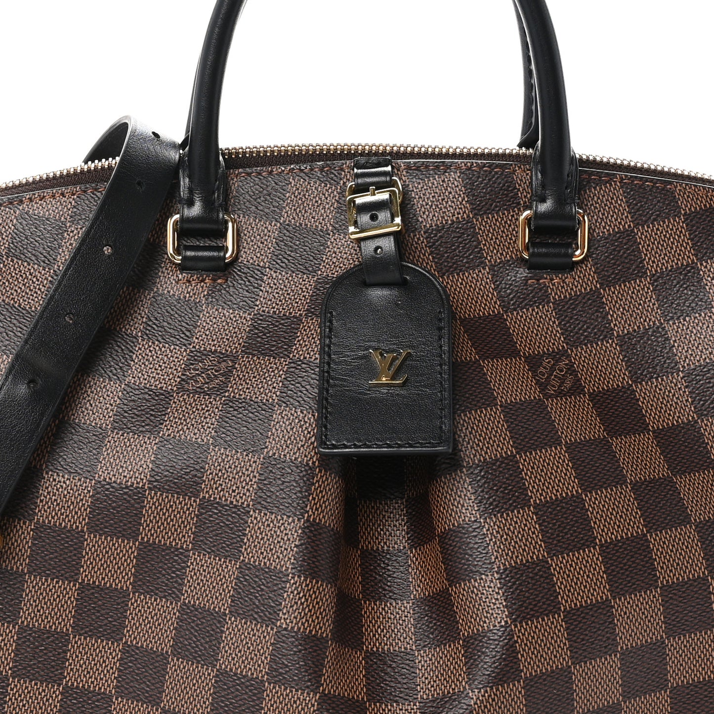 Damier Ebene Odeon Tote MM Black