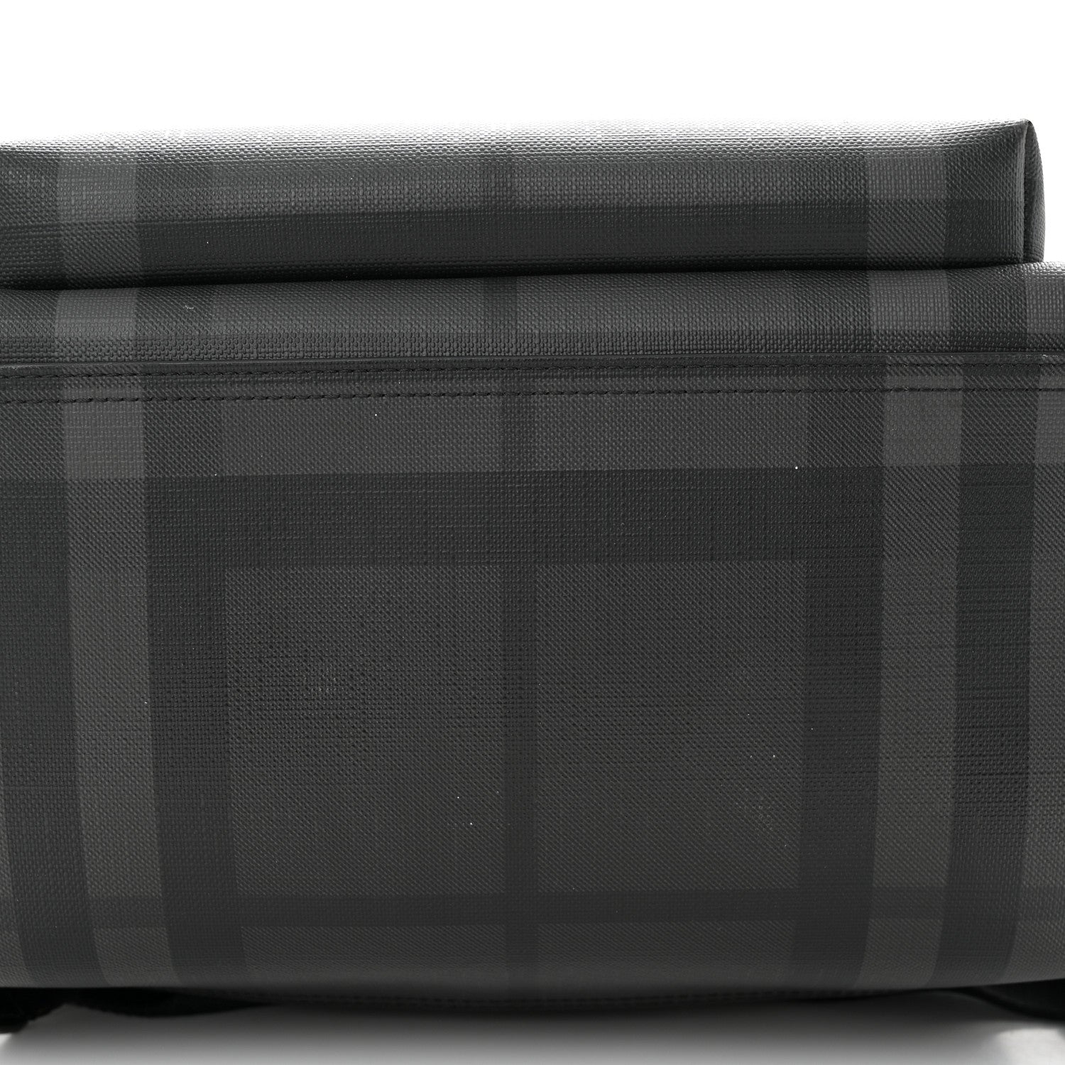 Burberry PVC Check Abbeydale Simple Backpack Black Grey 11 of 12