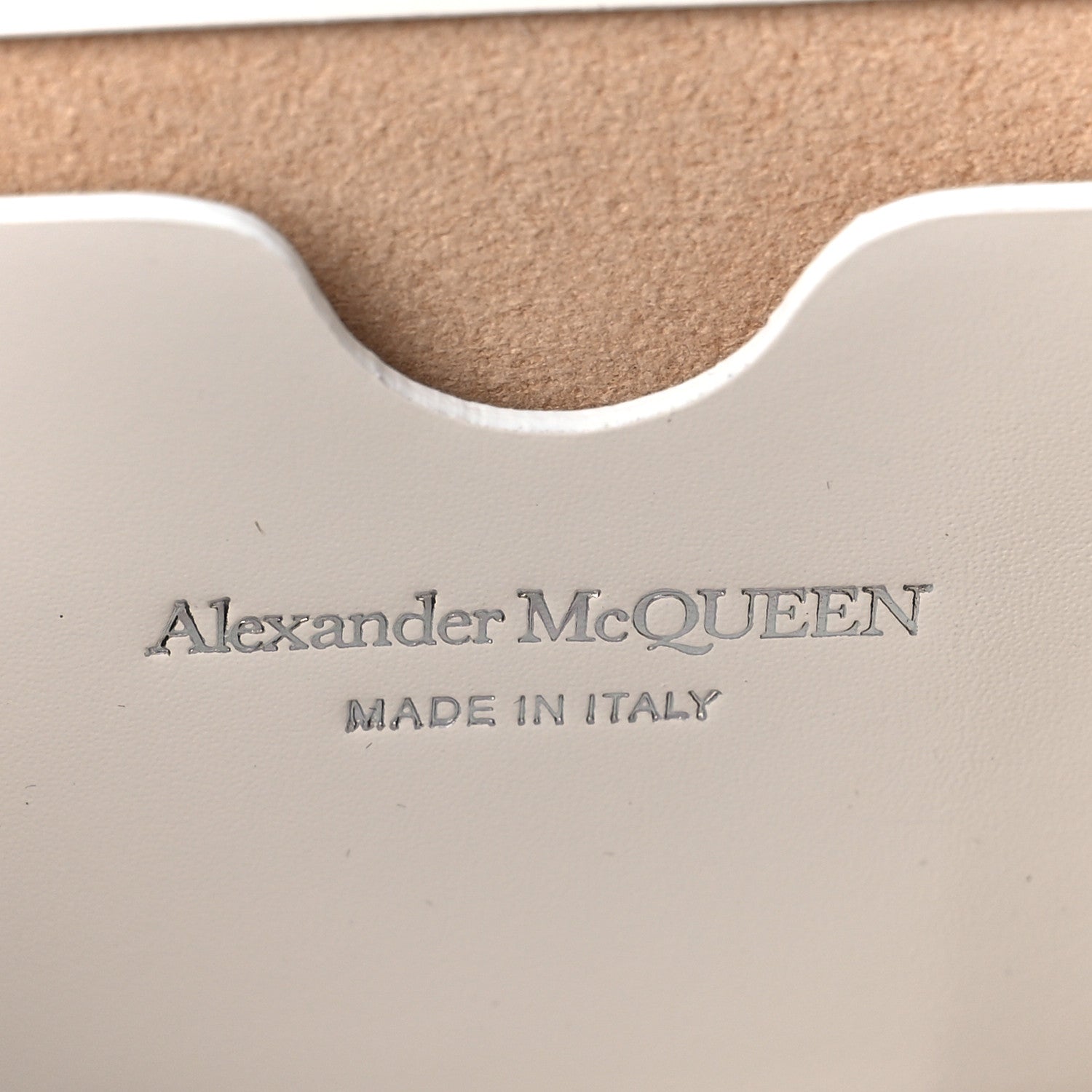 Alexander McQueen Calfskin Woven Fringe Mini Jeweled Satchel White 6 of 9