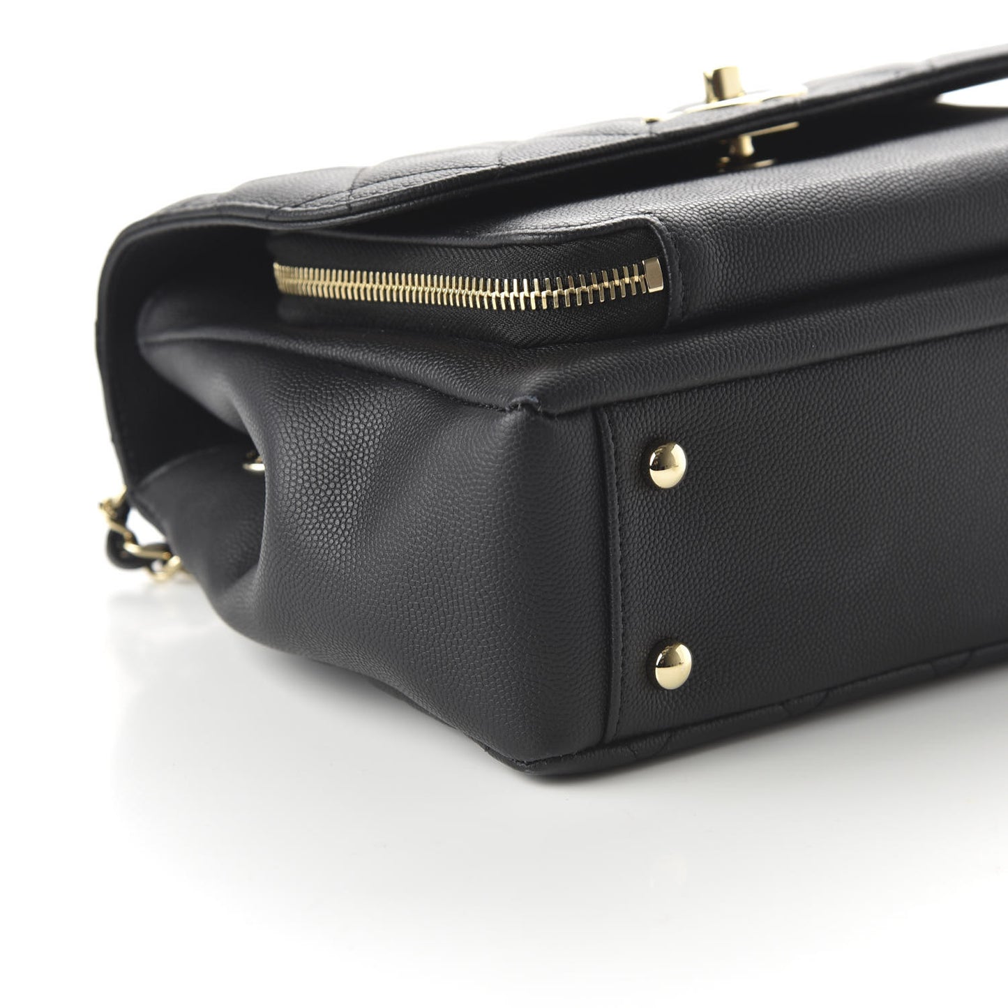Caviar Quilted Medium Business Affinity Flap Black