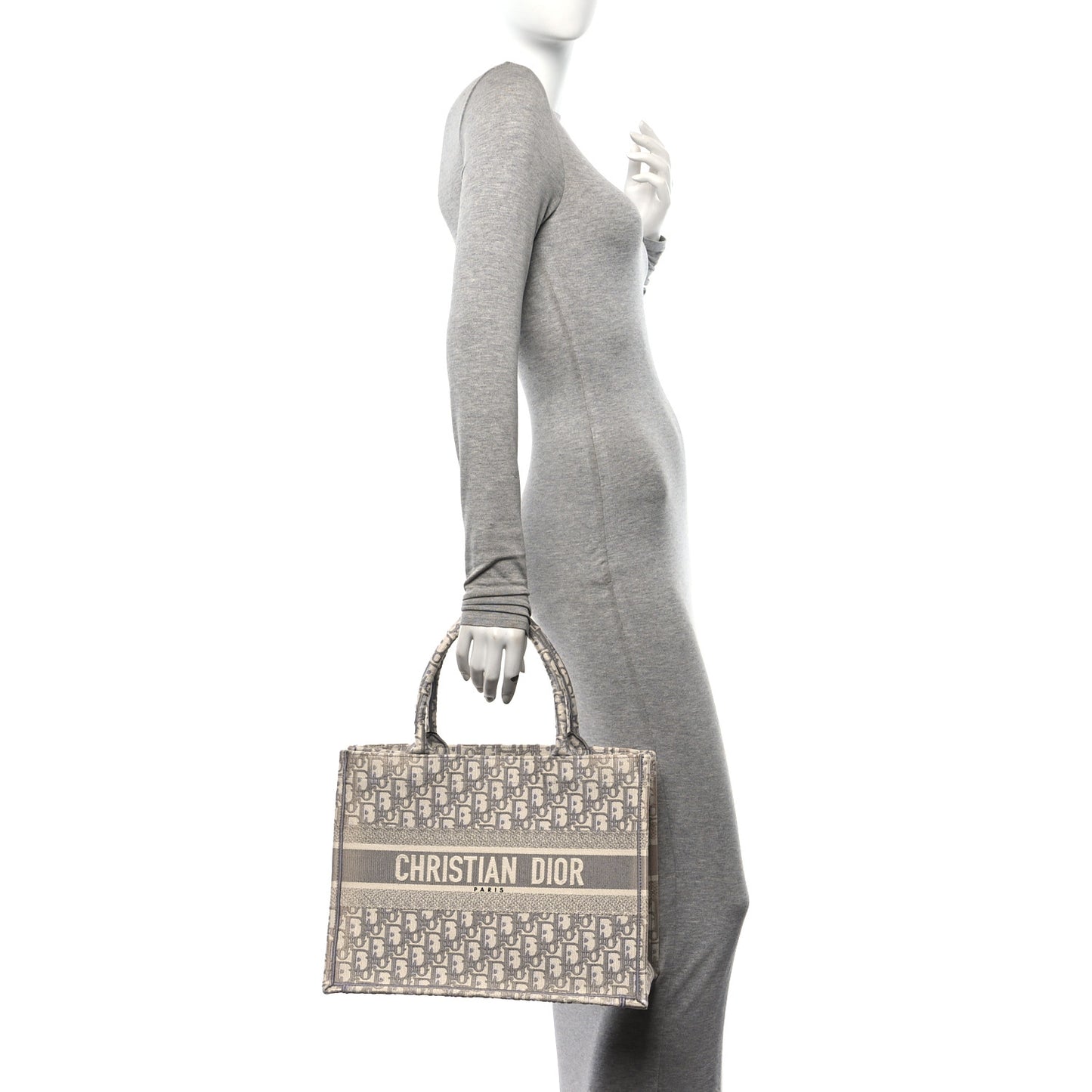 Oblique Medium Book Tote Grey