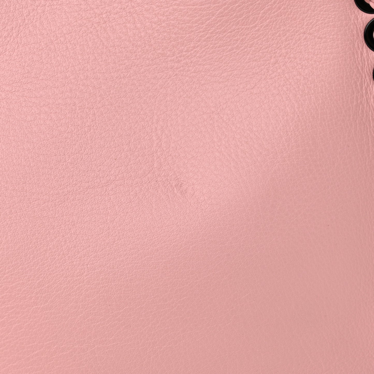 Vitello Seta Lace Up Medium Peekaboo Iconic Satchel Bubblegum