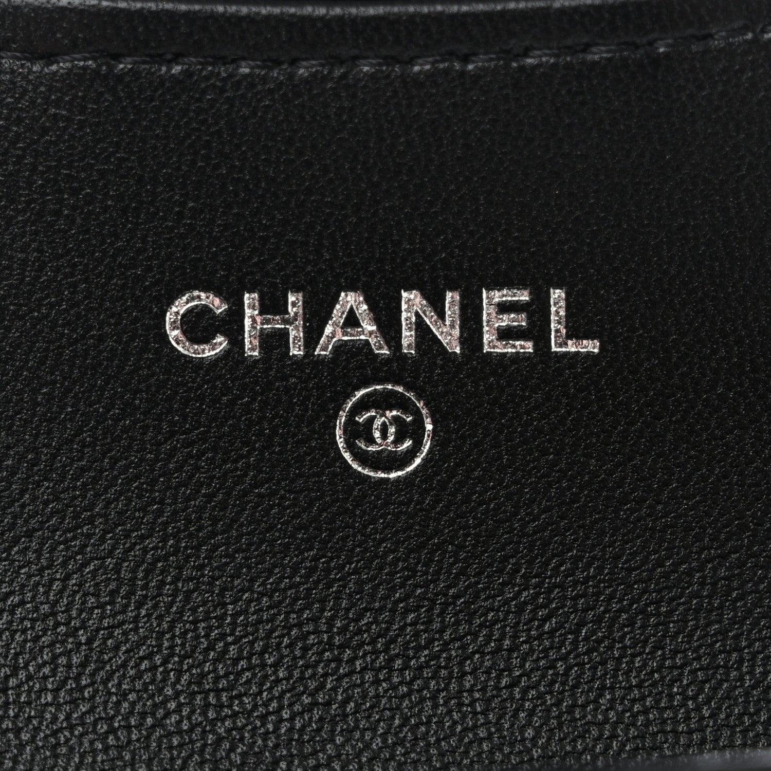 Chanel Lambskin Quilted Flap Card Holder Wallet So Black 6 of 9