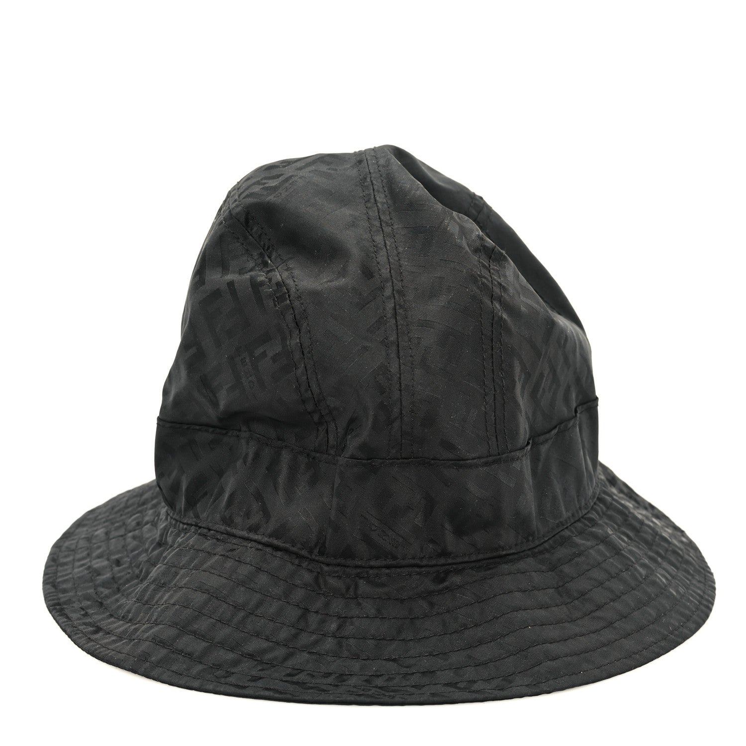 Fendi Zucchino Bucket Hat M Black 4 of 8