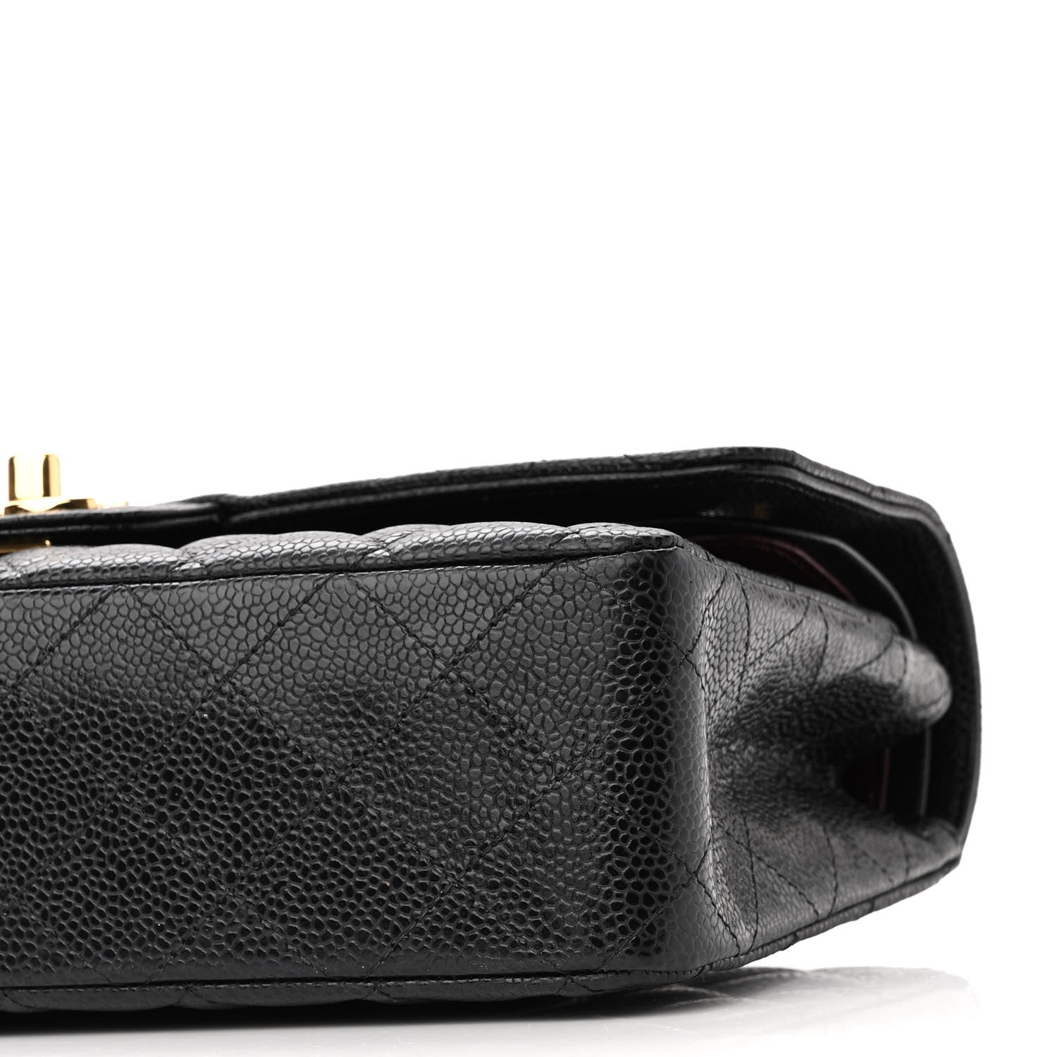 Chanel Caviar Quilted Medium Double Flap Black 10 of 11