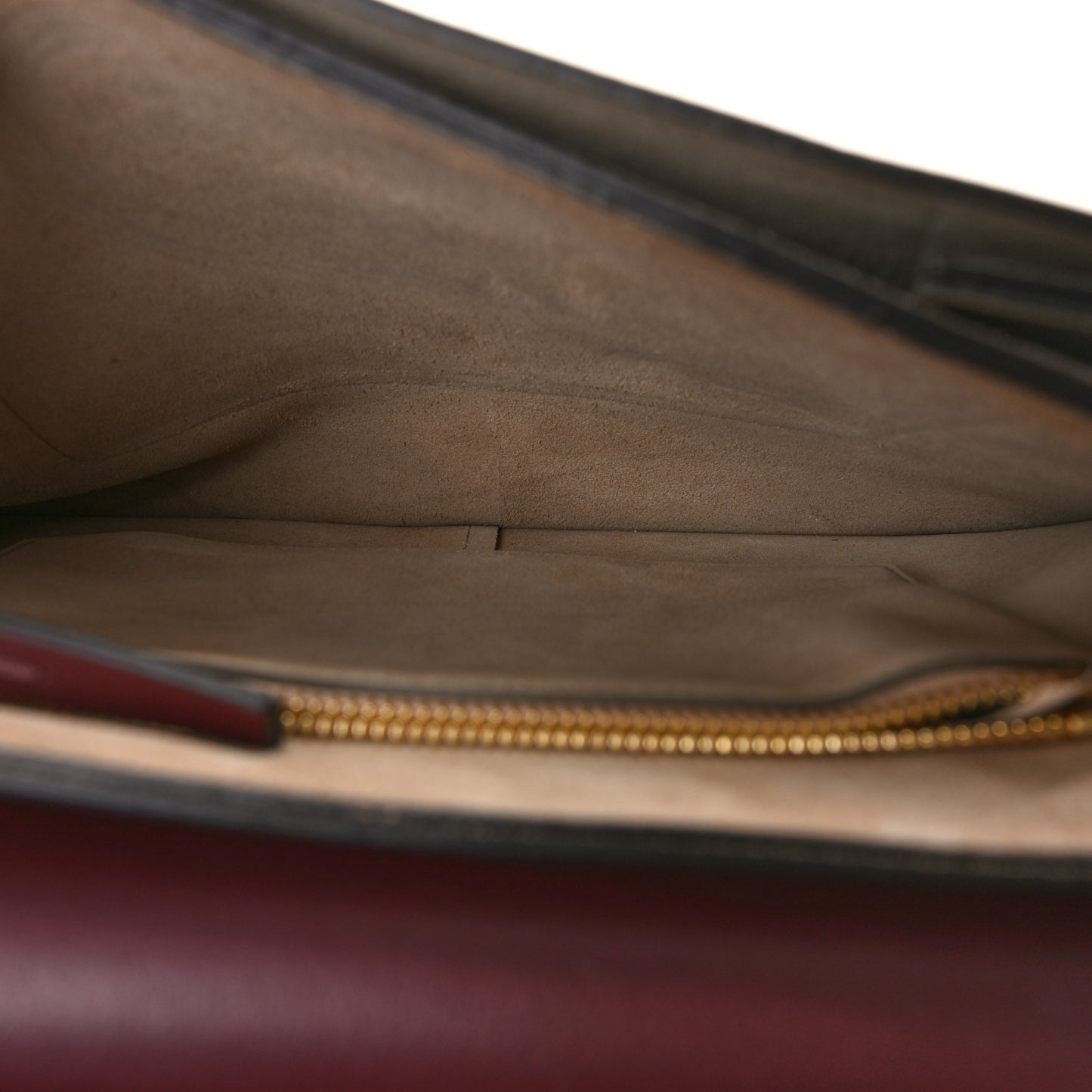 Calfskin Suede Medium Faye Shoulder Bag Plum Purple