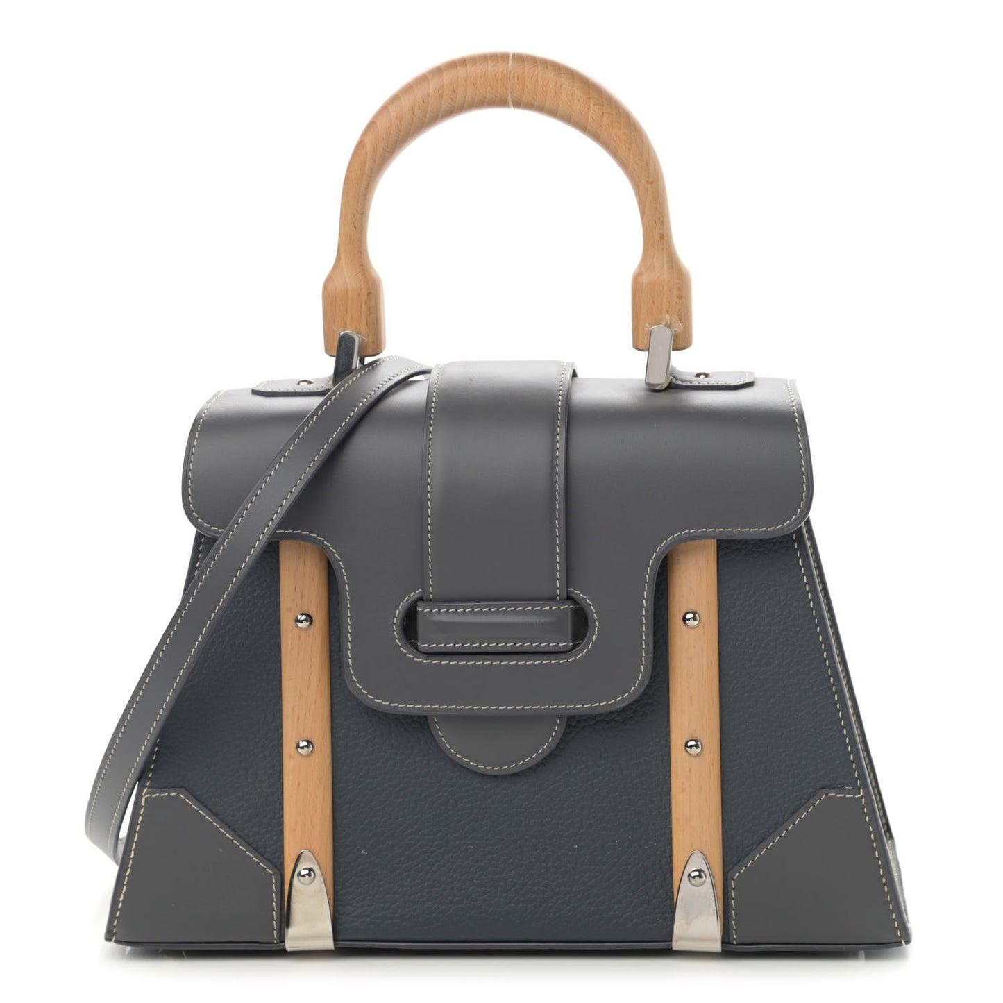 Clemency Cowhide Decize Taurillon Saigon PM Grey