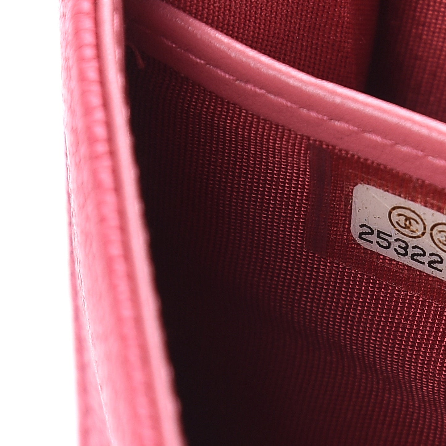 Caviar Quilted CC Box Gusset Flap Wallet Pink
