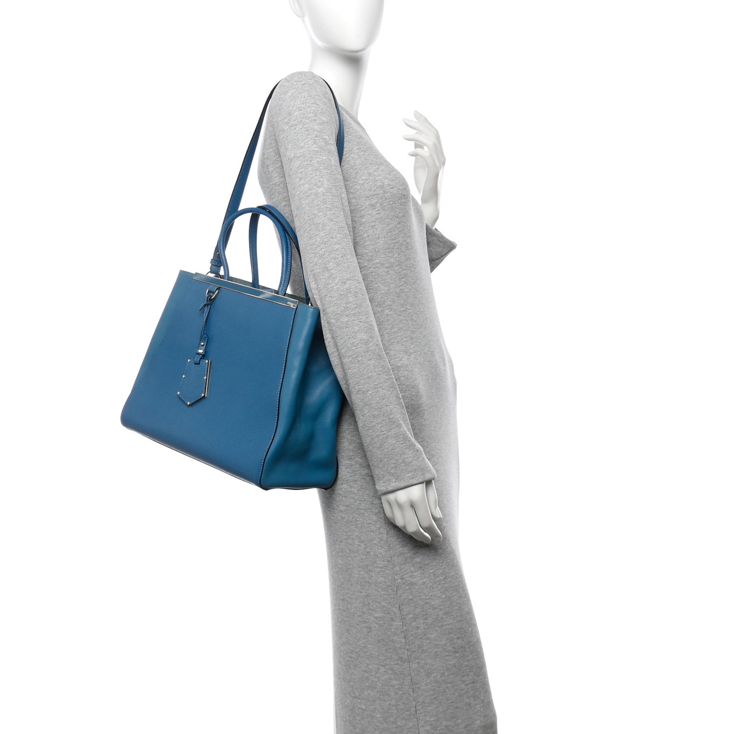 Vitello Elite Regular 2Jours Tote Blue Cobalto
