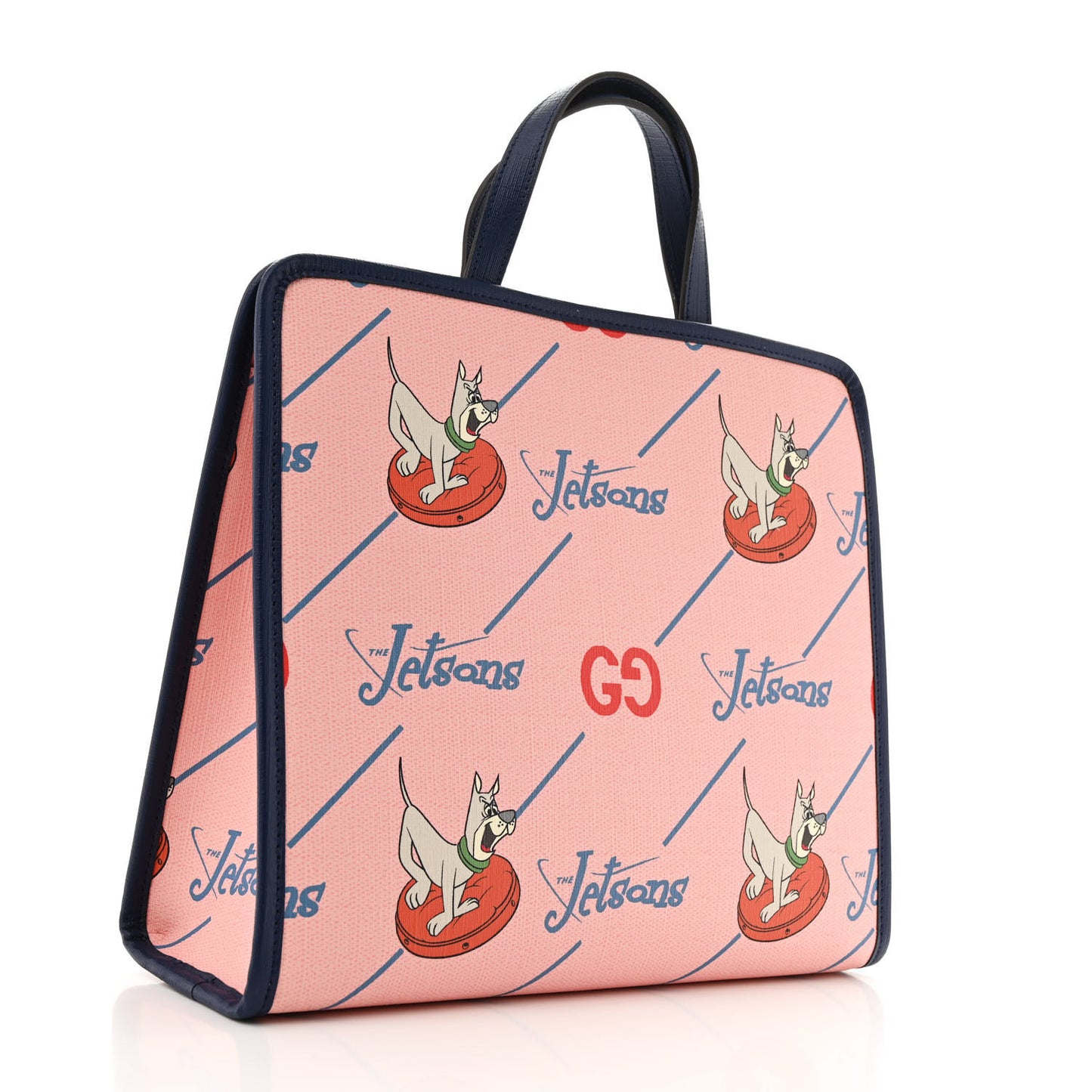 Coated Canvas Interlocking G The Jetsons Childrens Tote Pink Multicolor